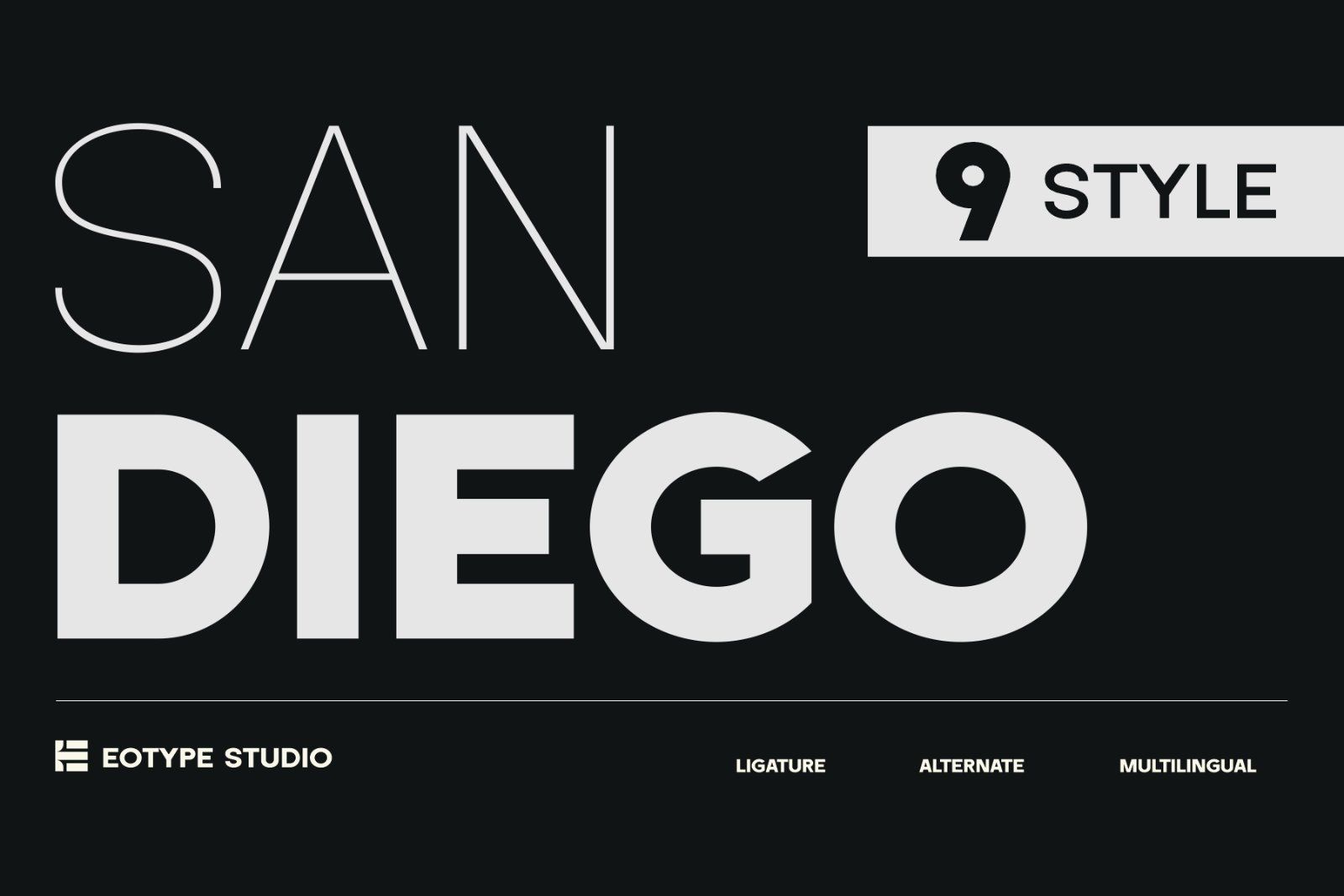 Sand Diego Family Font