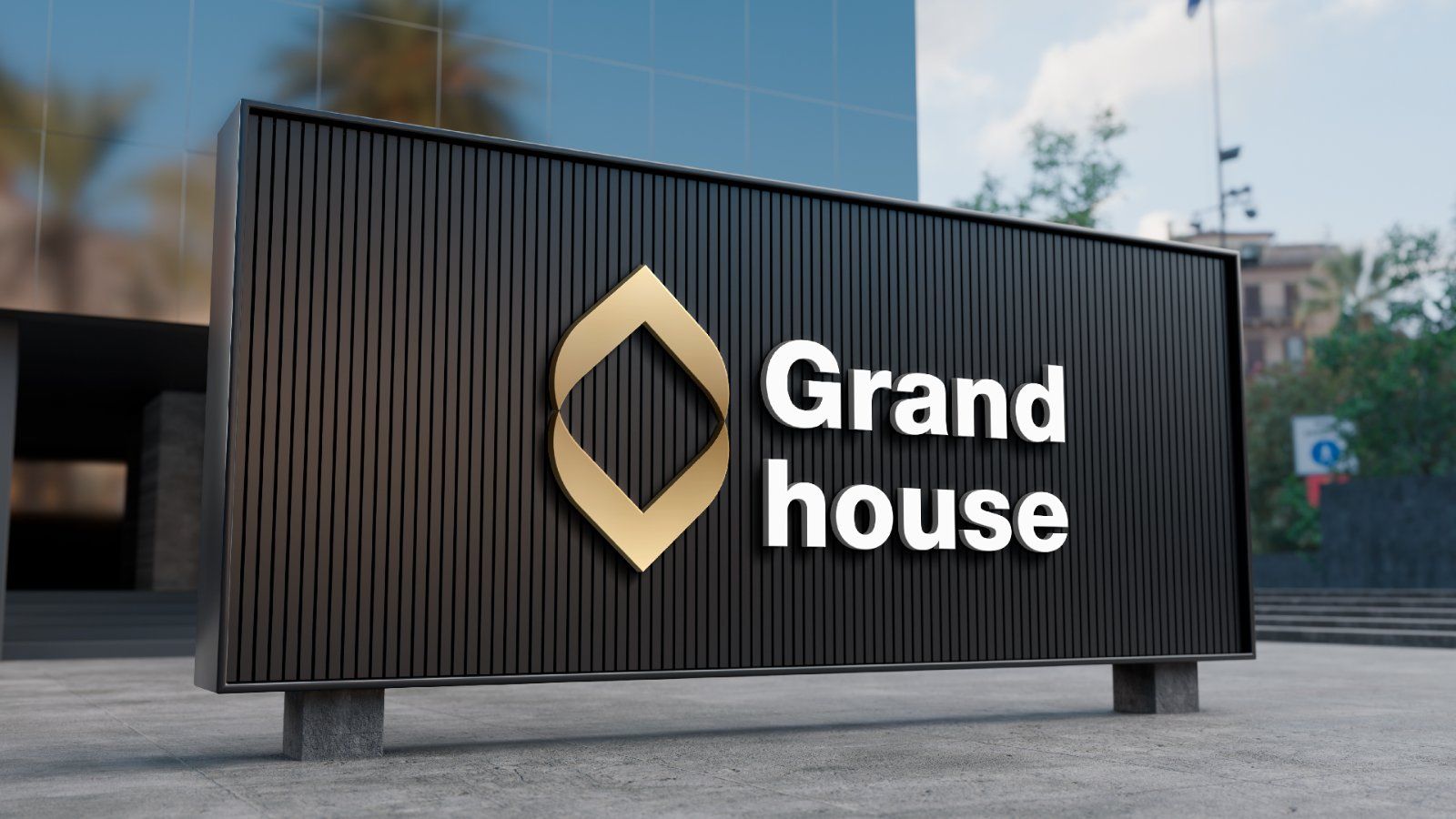 Logo and guideline set for construction company