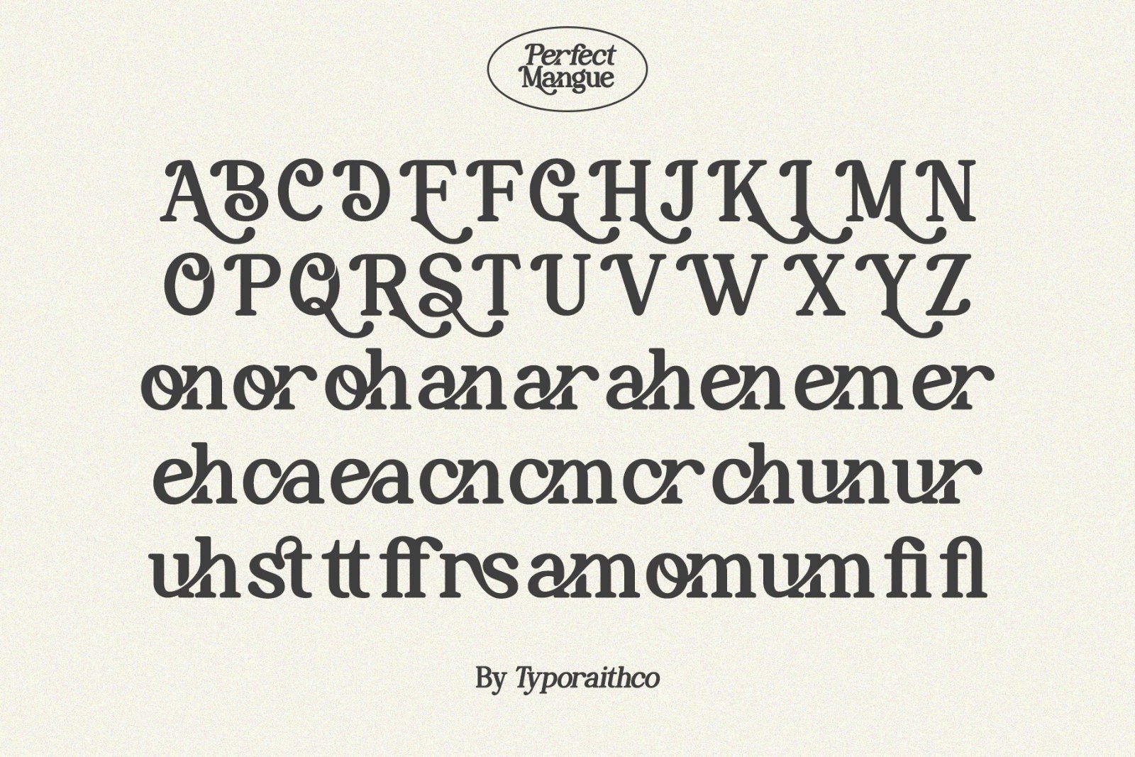 Perfect Mangue | Serif Duo Font