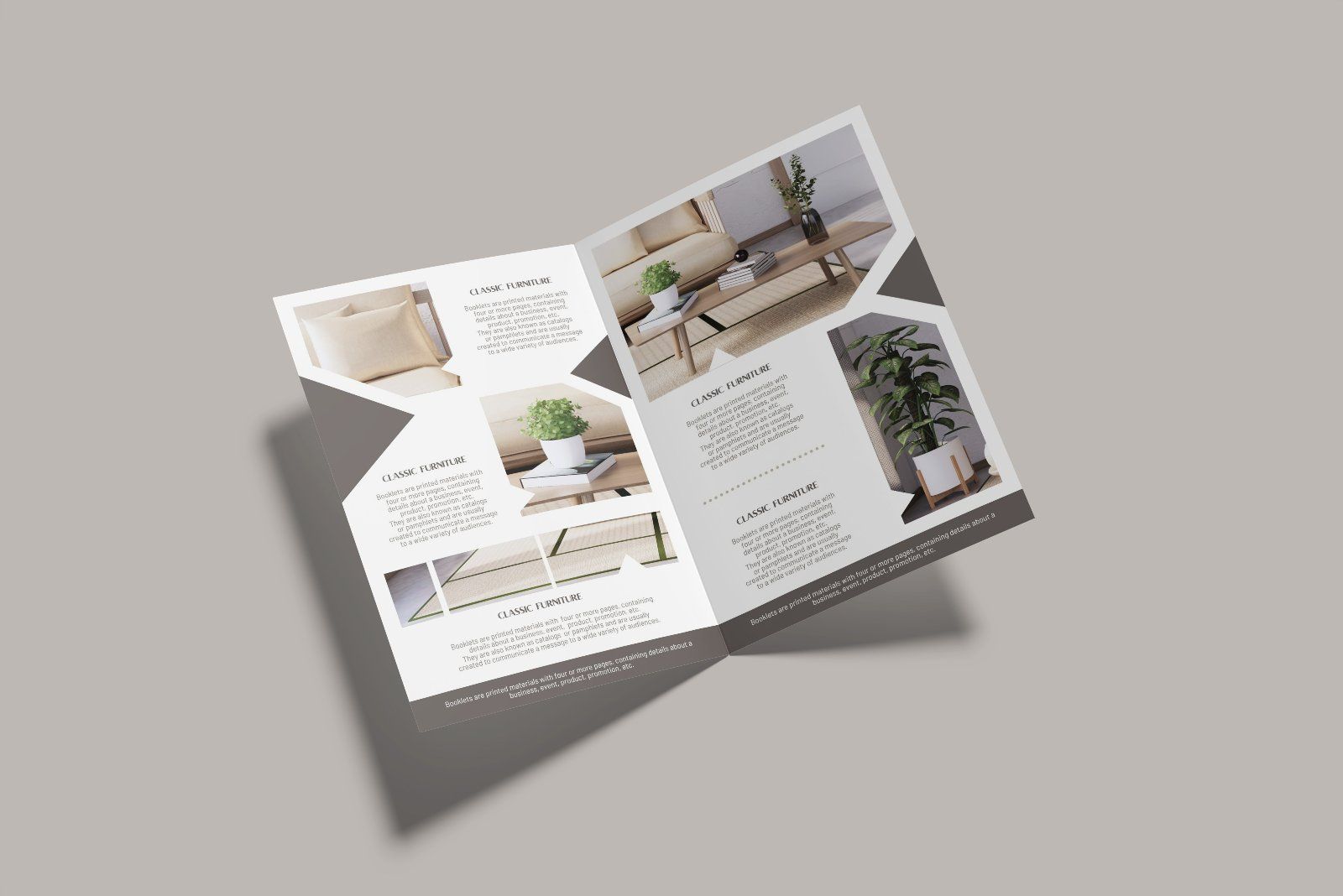 A5 Bifold Brochure Mockup