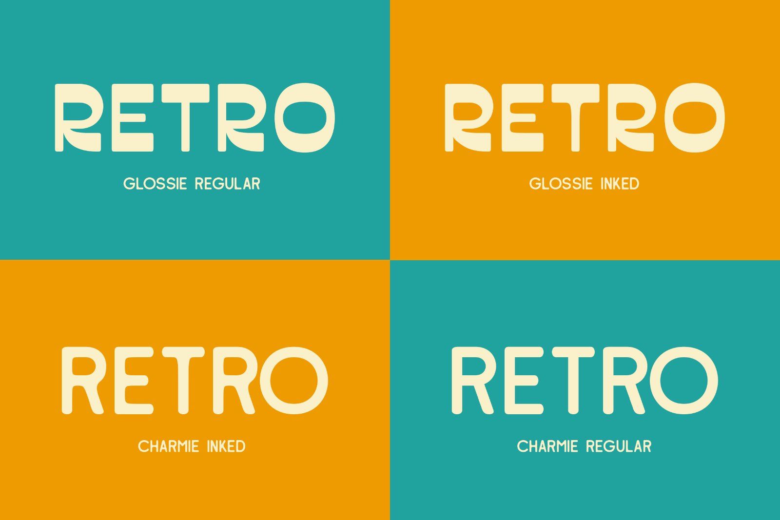 Sans Serif Fonts Bundle - Bold, Playful, Retro & Modern Typeface
