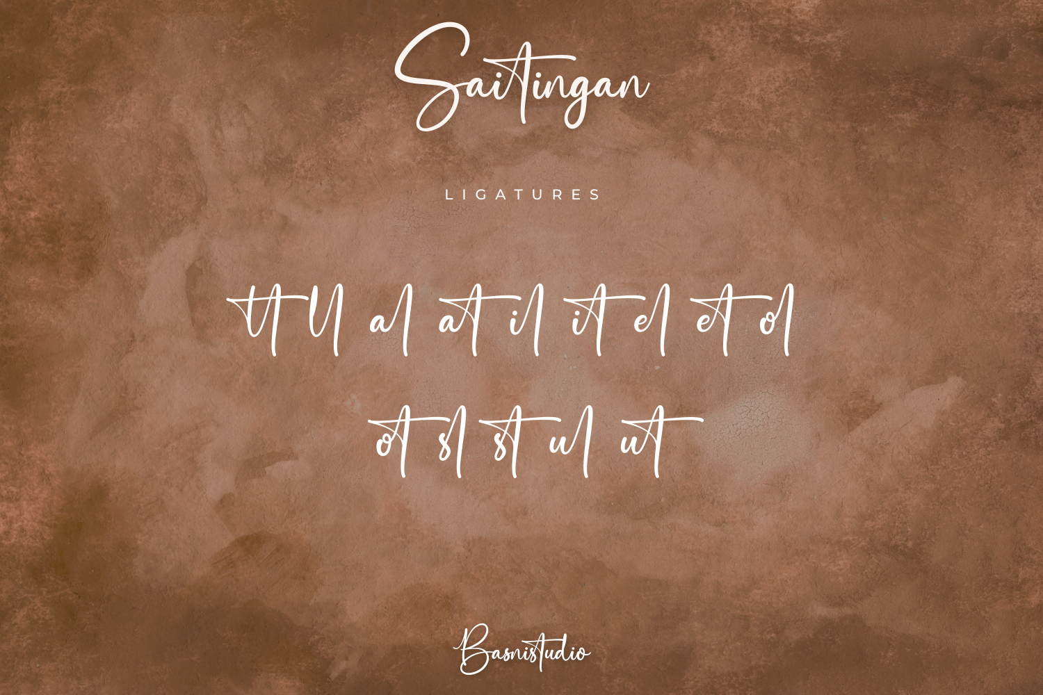 Saitingan Handwritign Font