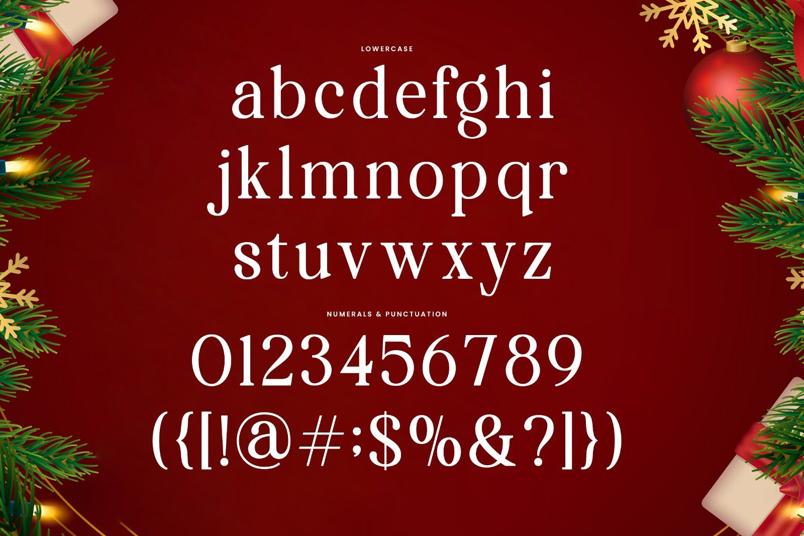 Christmas – Elegant Holiday Serif