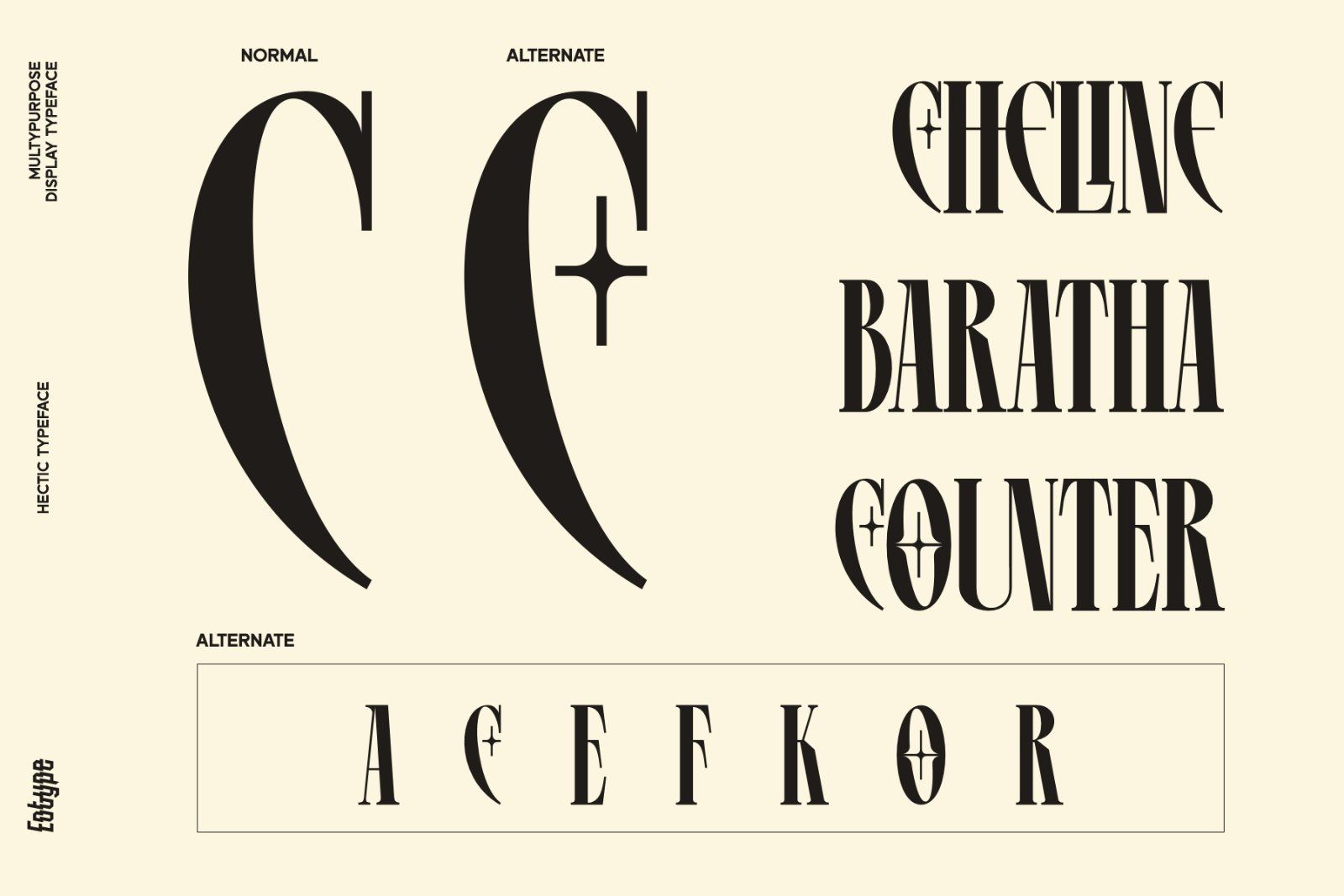 Hectic Font