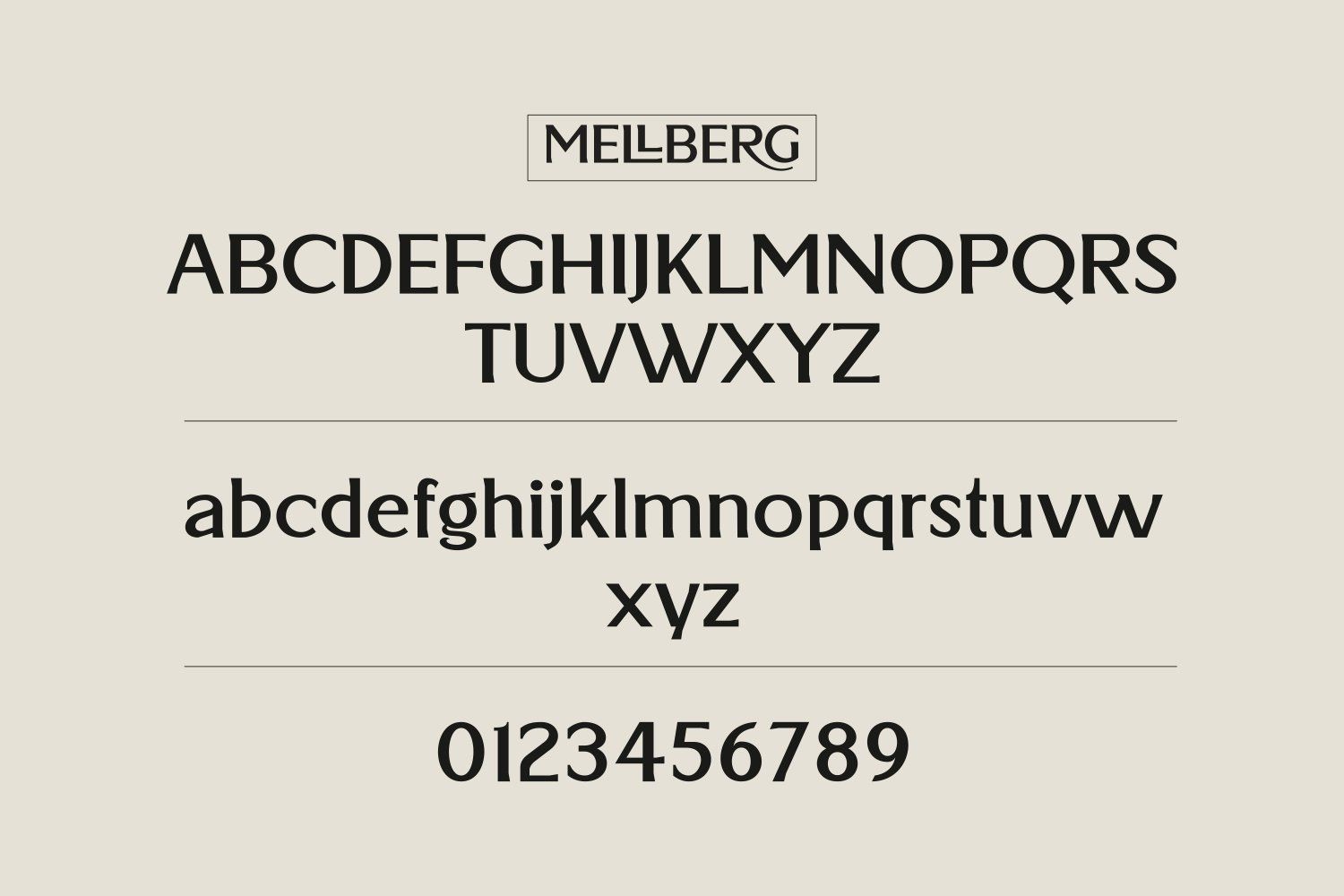 Mellberg Family Font