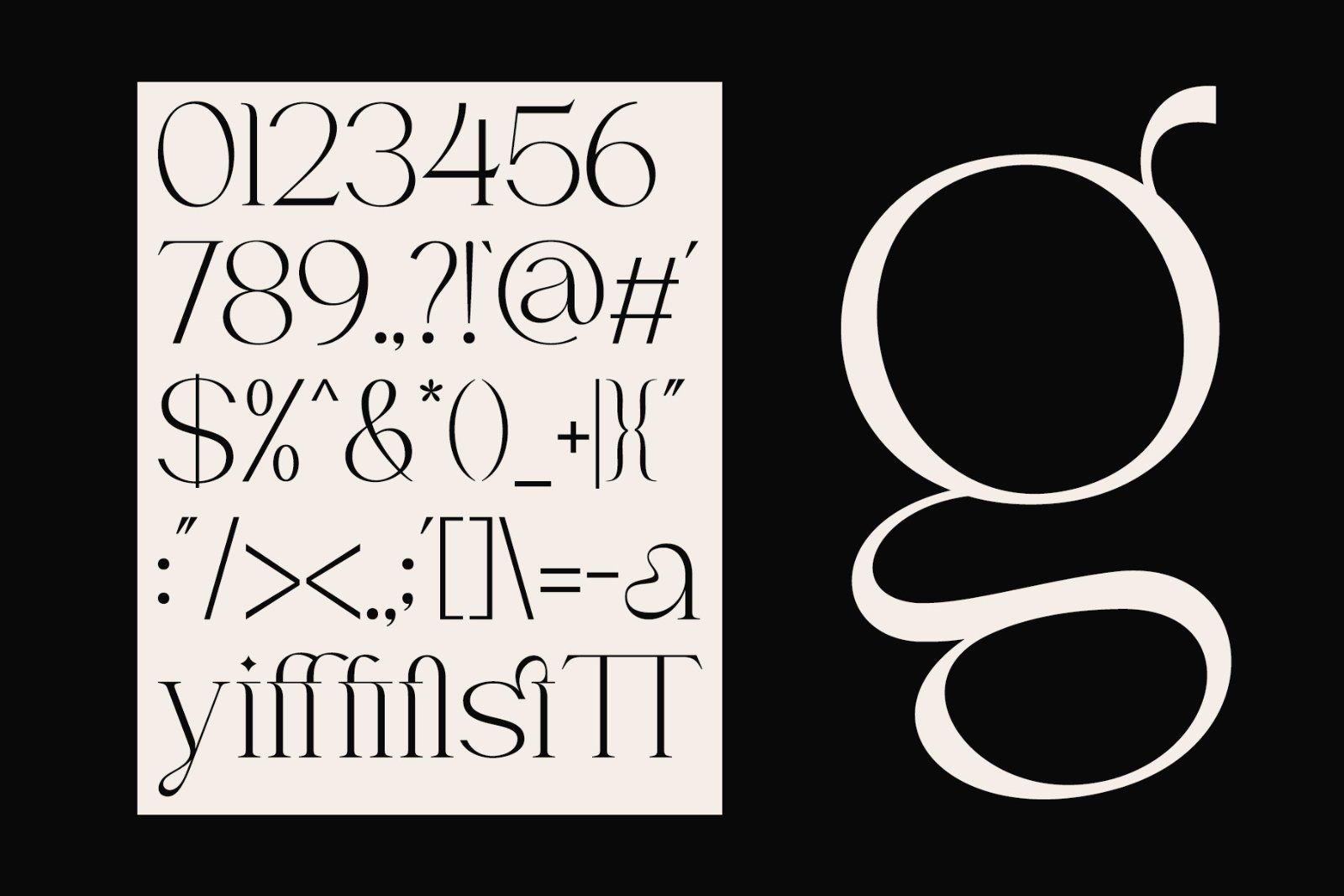 Chairo | Modern Serif Typeface