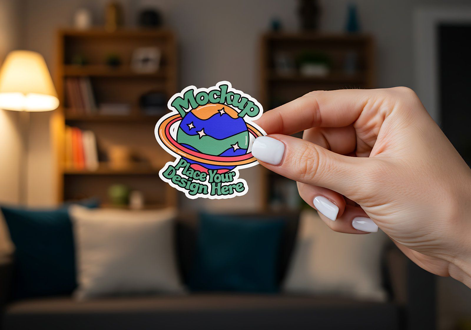 20 Premium Sticker Mockup Collection