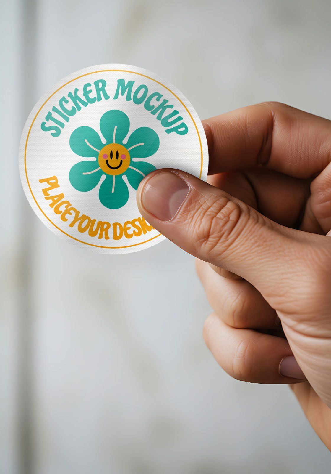 20 Premium Sticker Mockup Collection