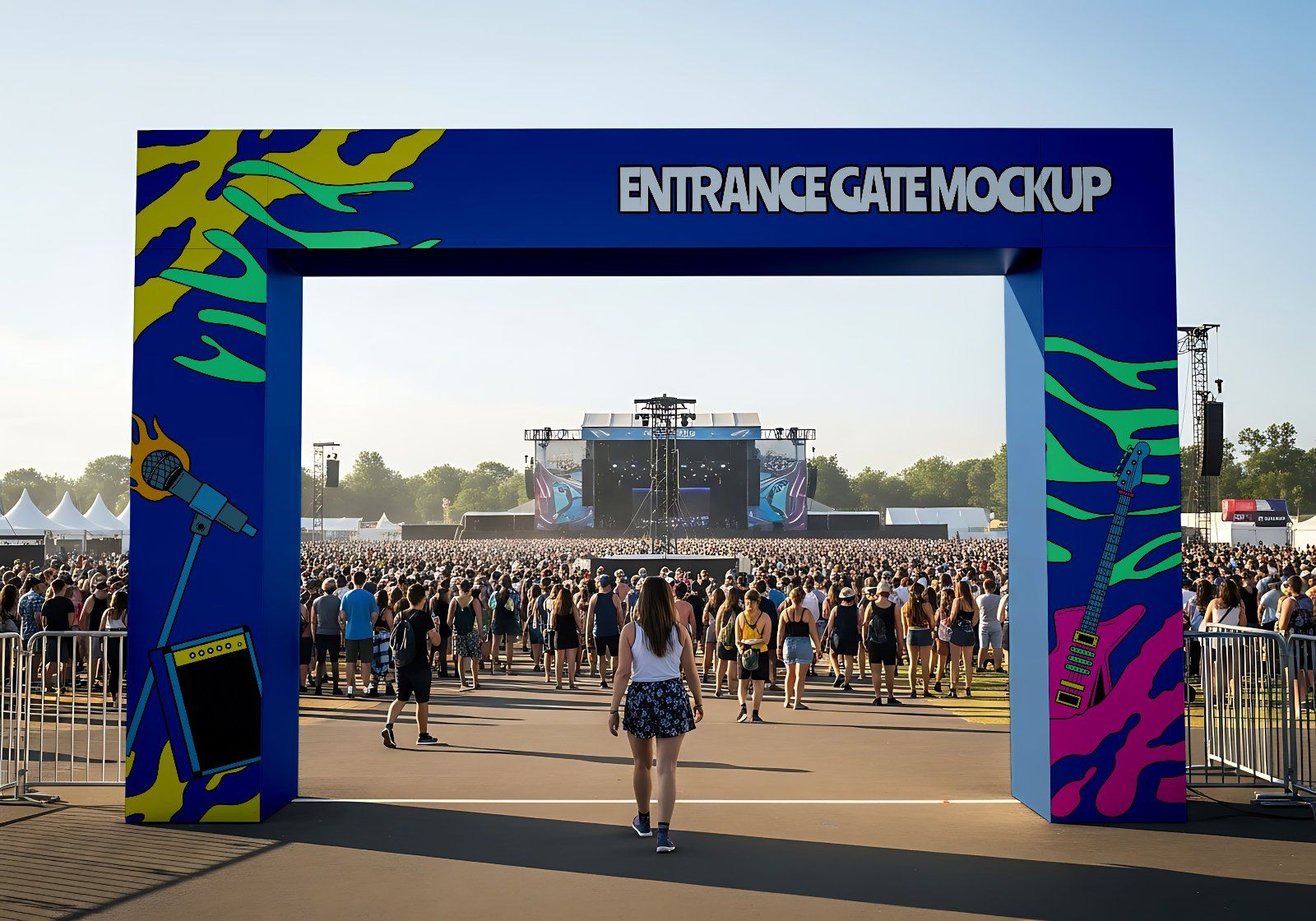 Music Fest Mockup Bundle - 15 PSD Templates for Event Branding & Festival Promotion