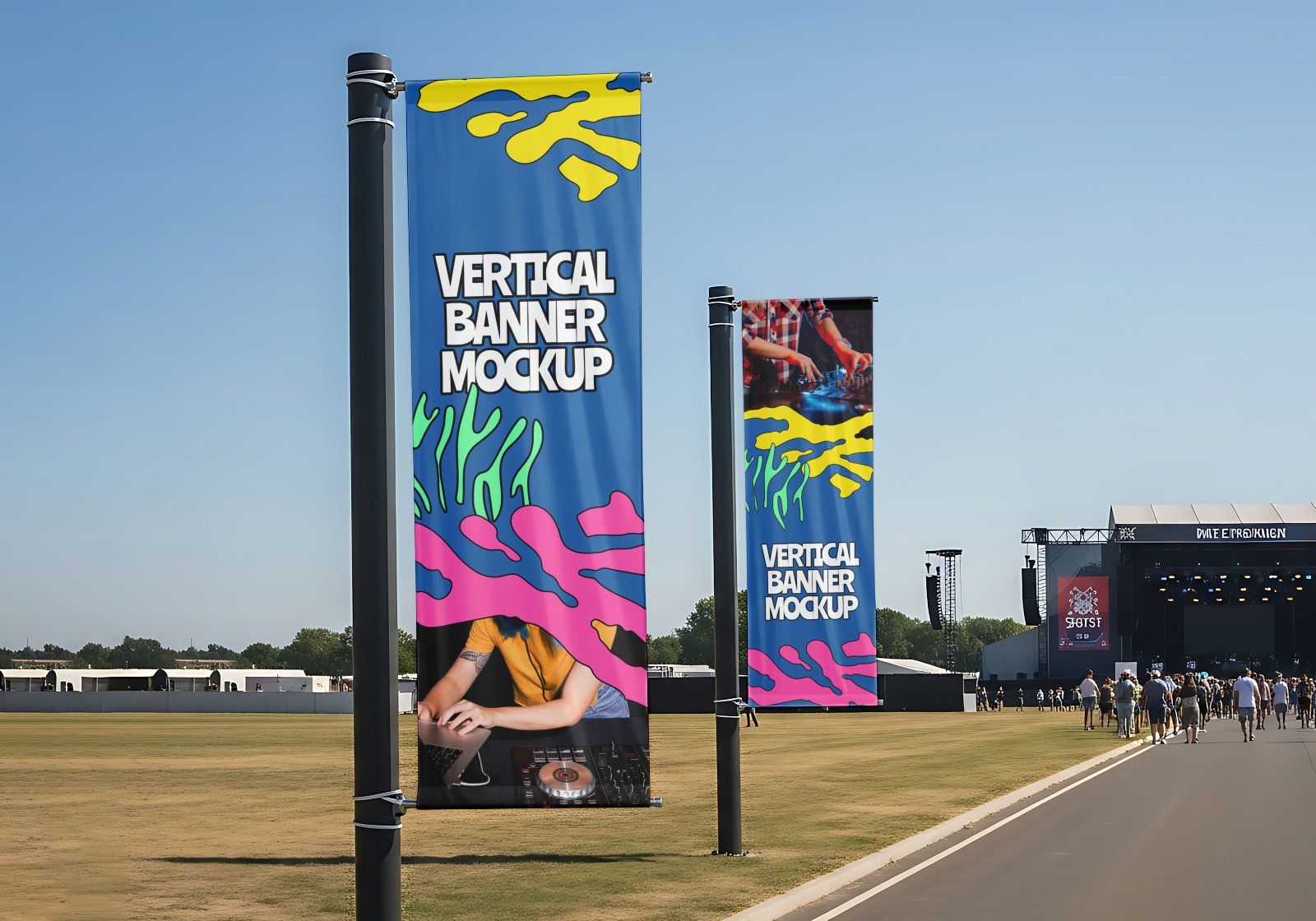 Music Fest Mockup Bundle - 15 PSD Templates for Event Branding & Festival Promotion