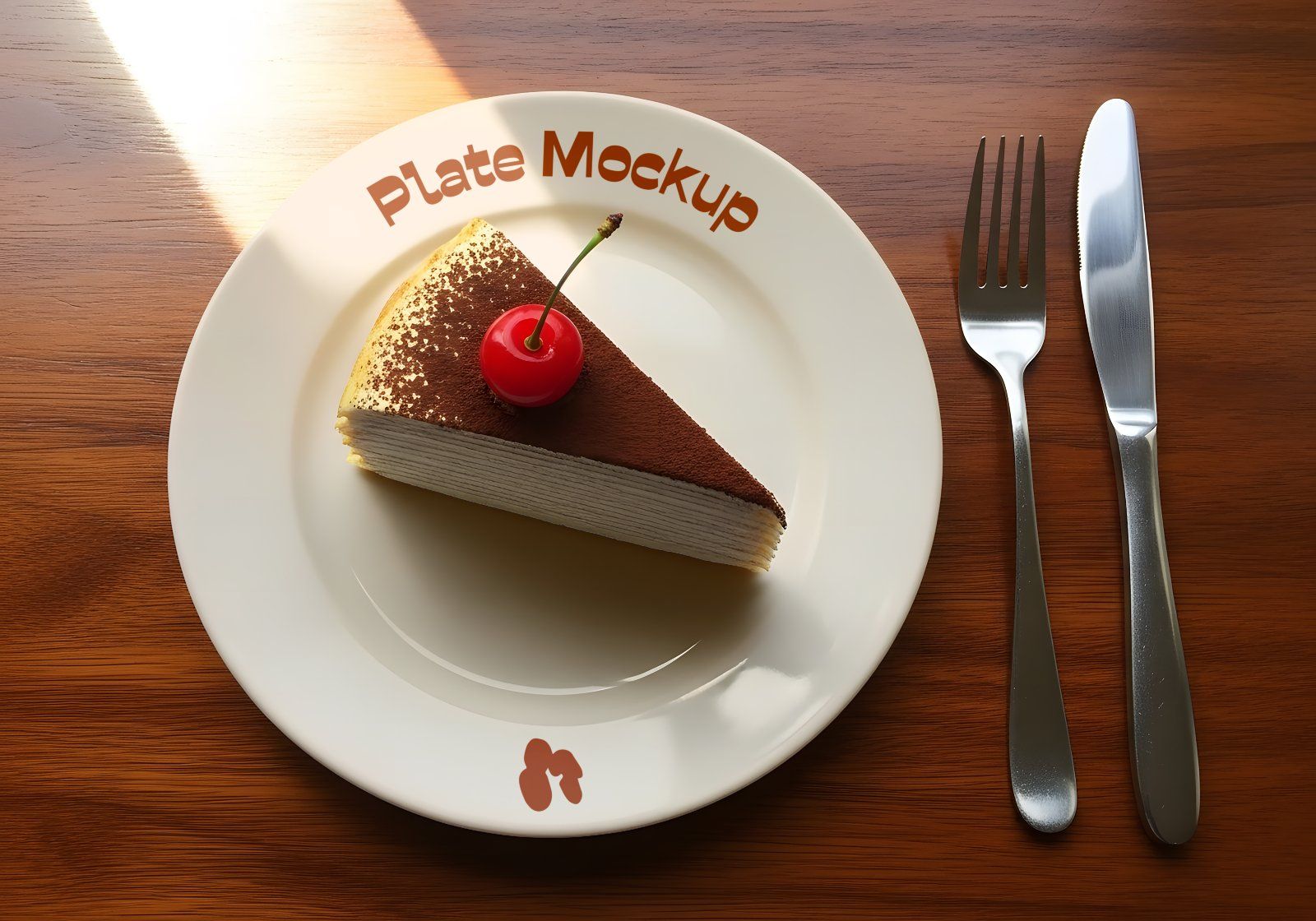 Premium Branding Brown Cafe Mockup