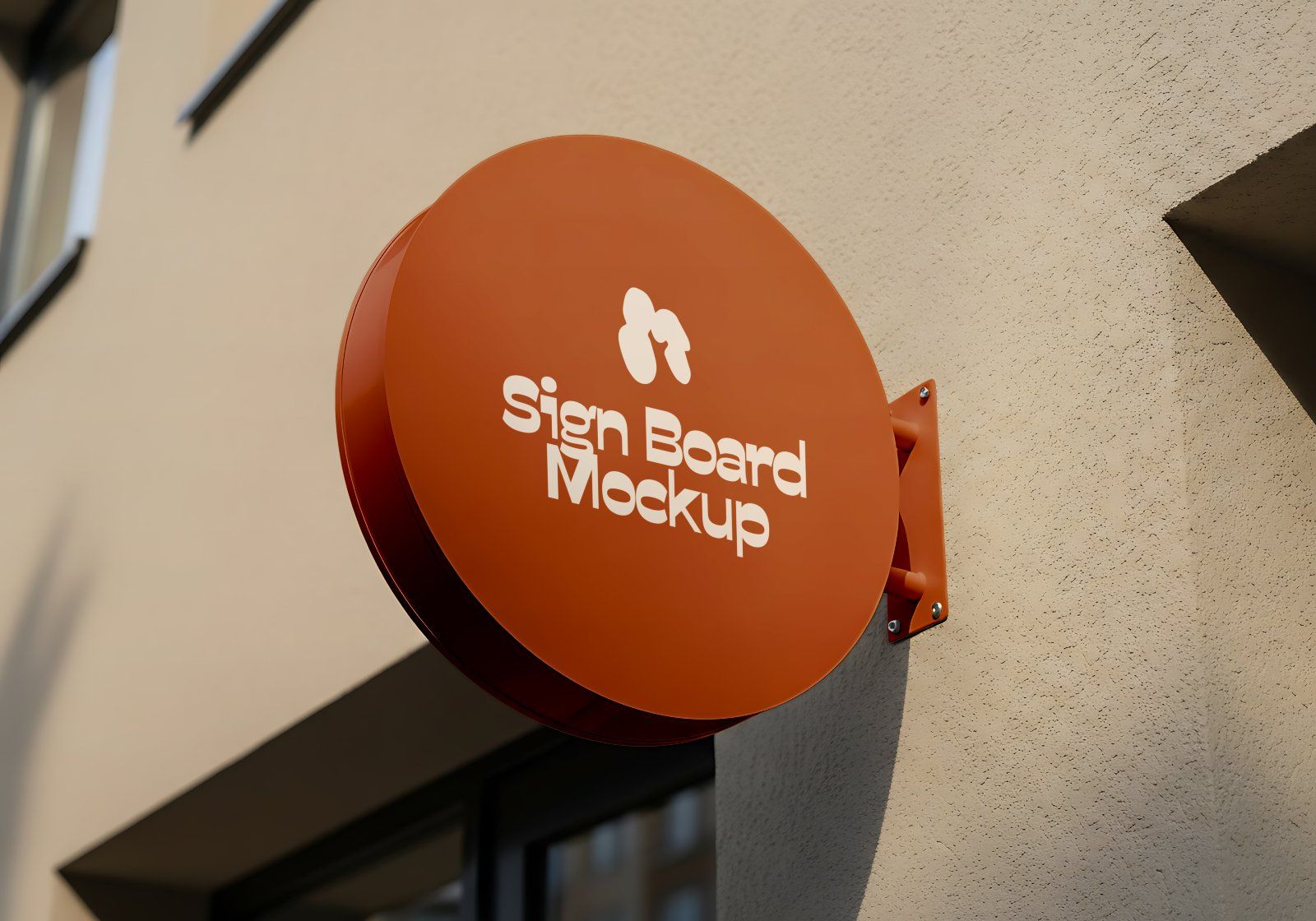 Premium Branding Brown Cafe Mockup