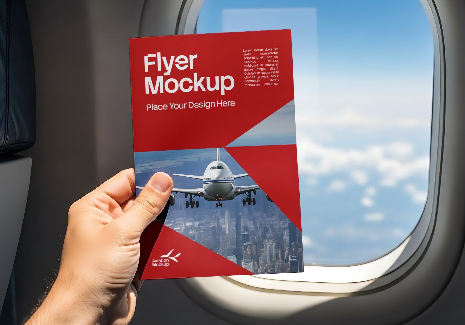 Premium Branding Aviation Mockup