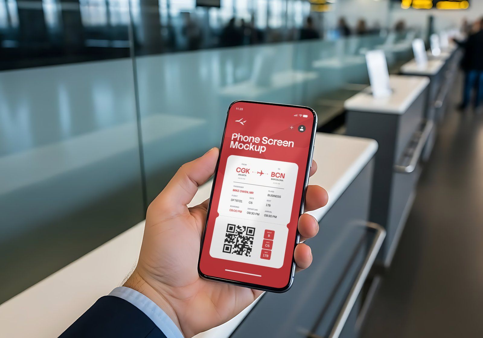 Premium Branding Aviation Mockup