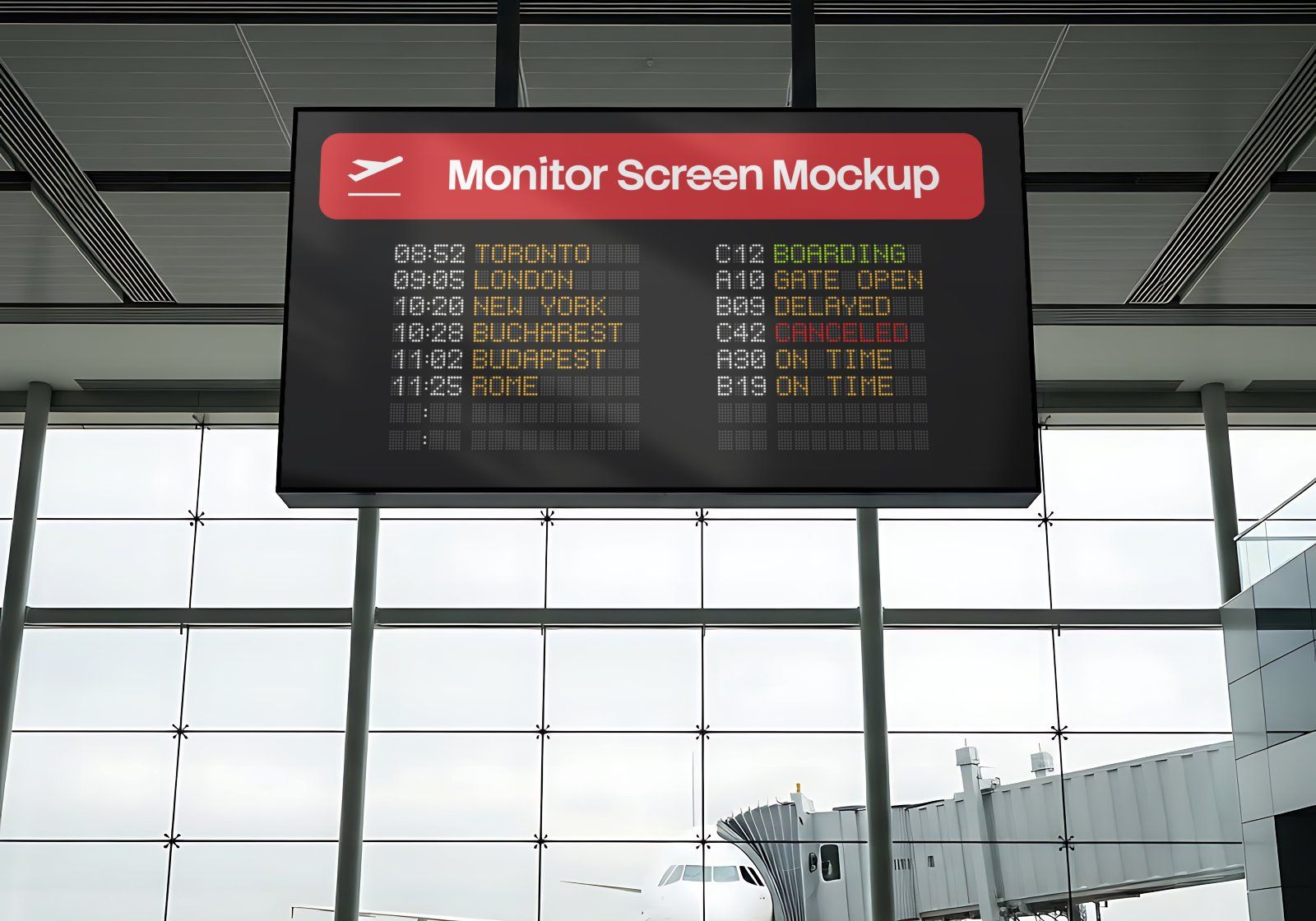 Premium Branding Aviation Mockup