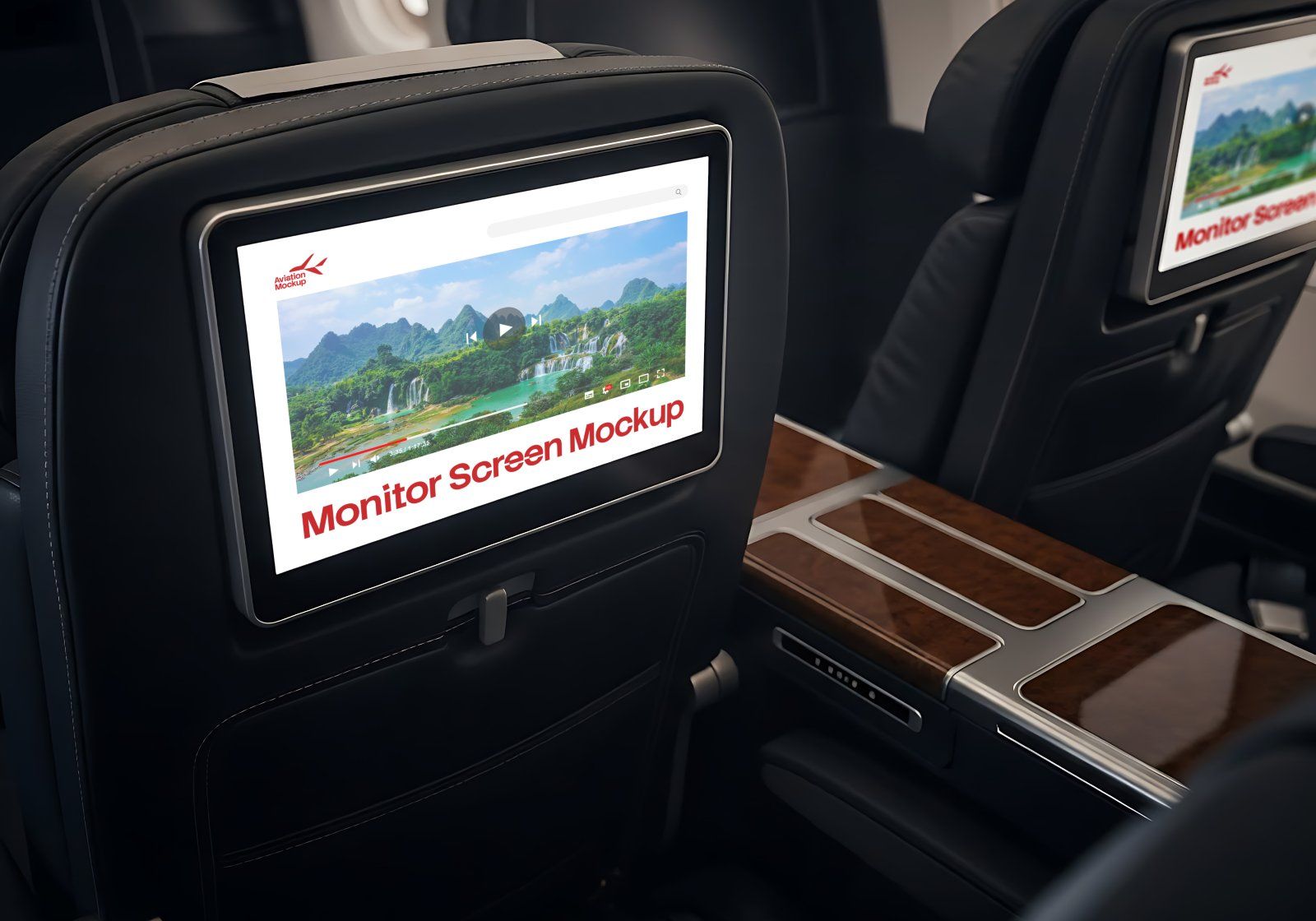 Premium Branding Aviation Mockup