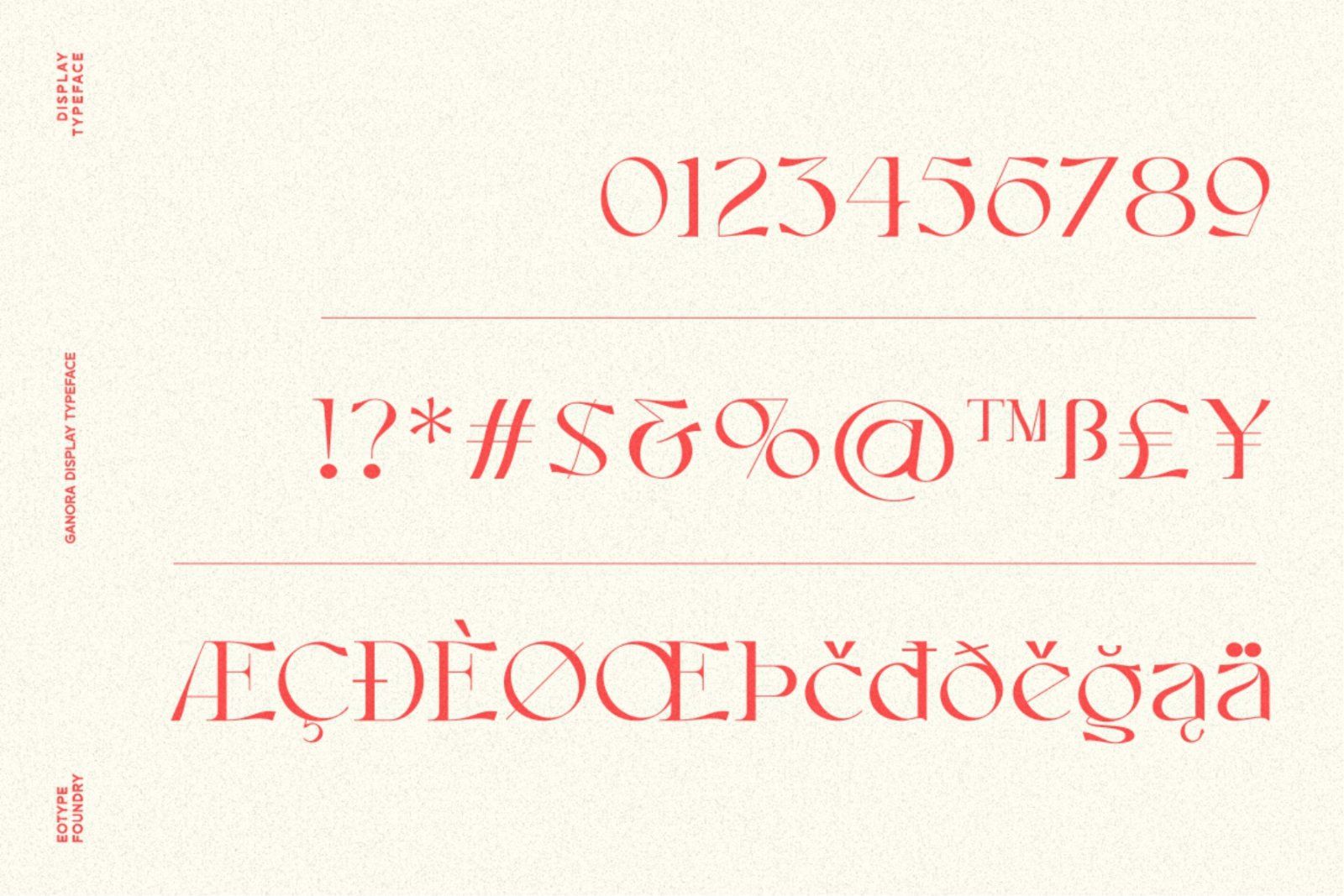 Ganora - Font