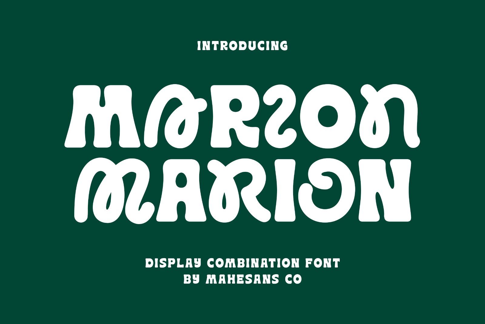 Marion - Display Combination Font