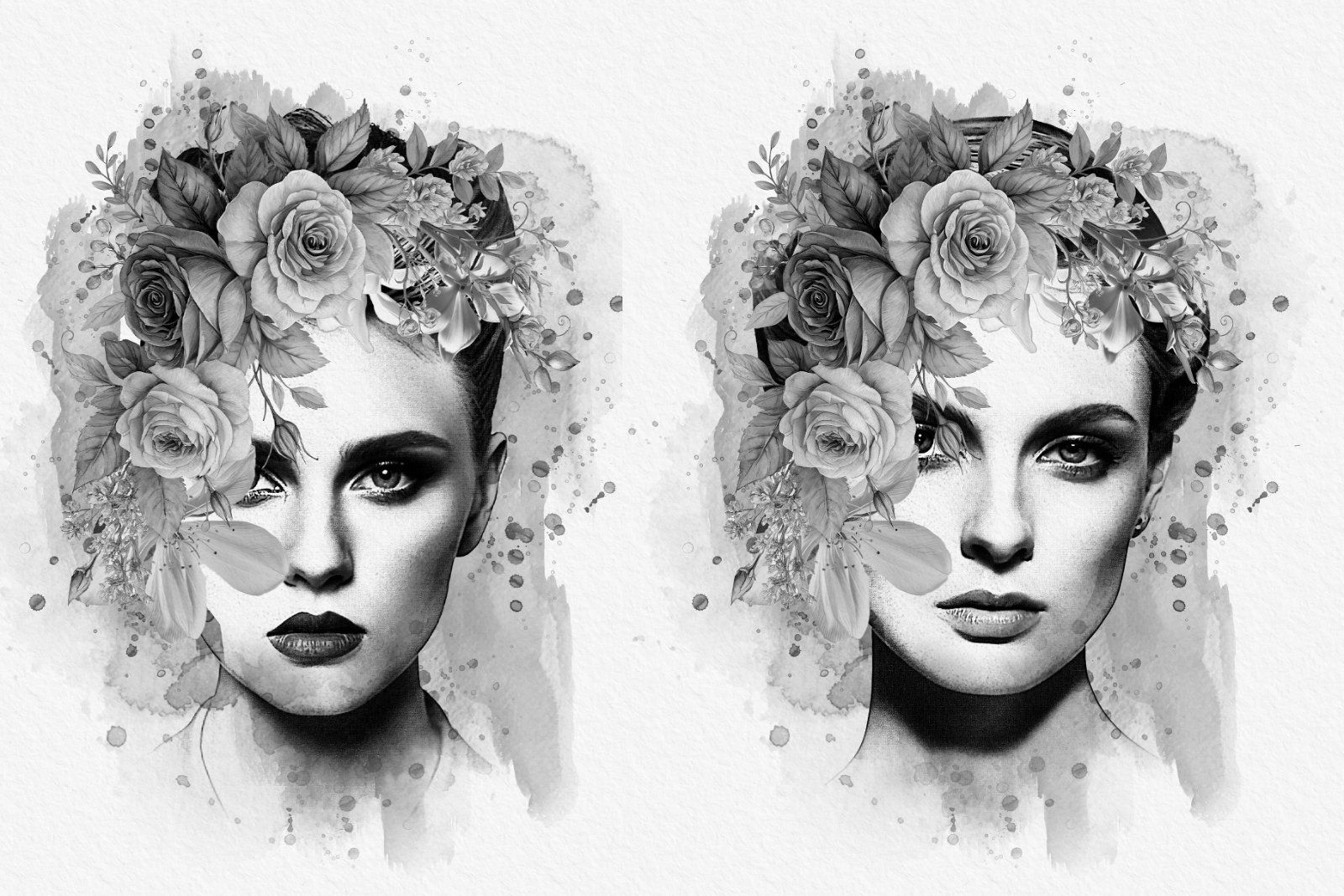 Flower Decoration Photo Template