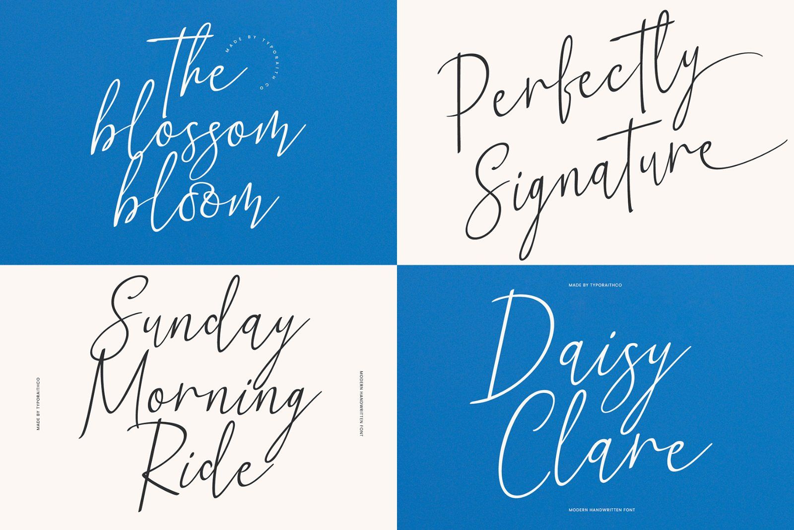 Modern Serif & Script Font Bundle