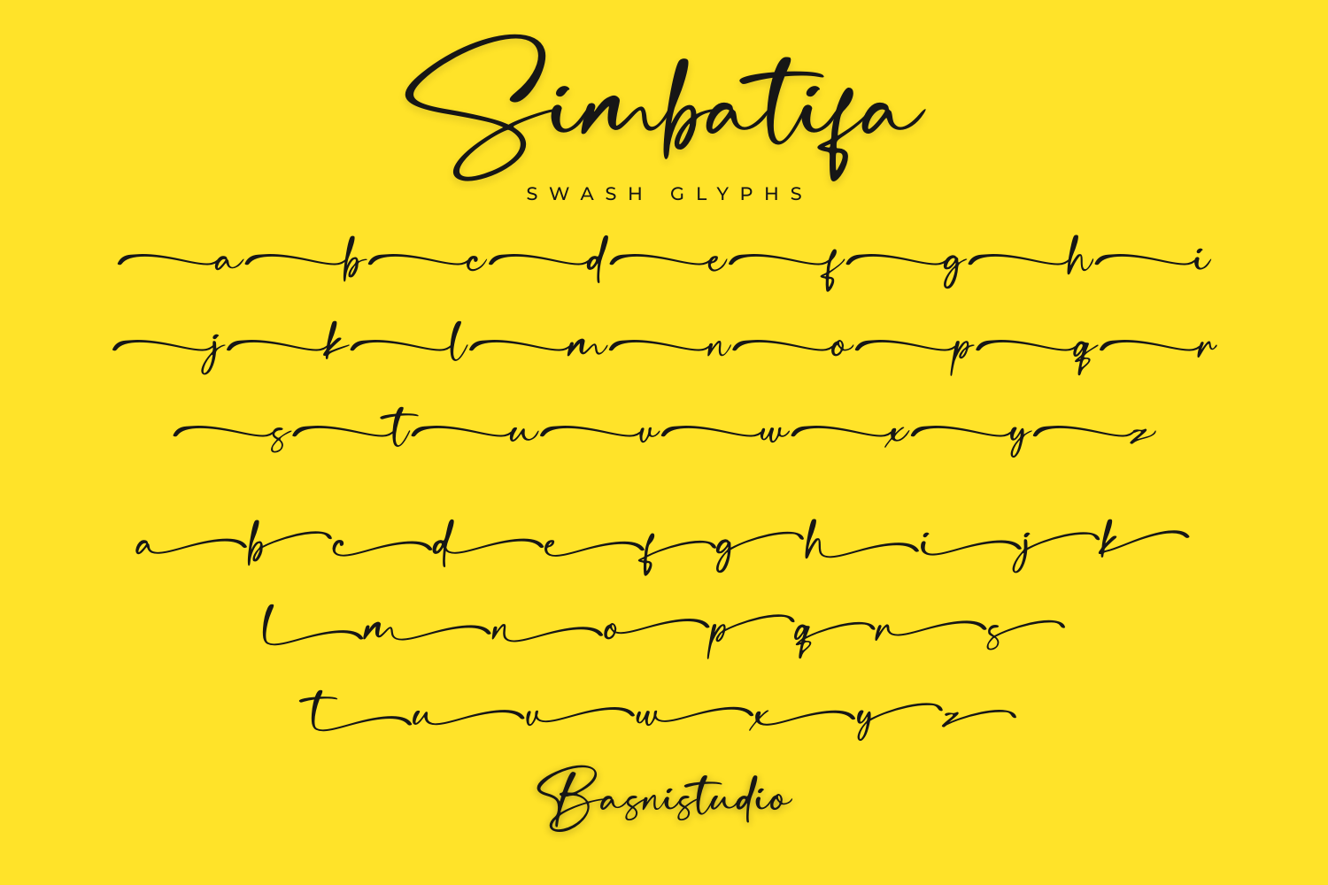 Simbatifa Handwiting Font