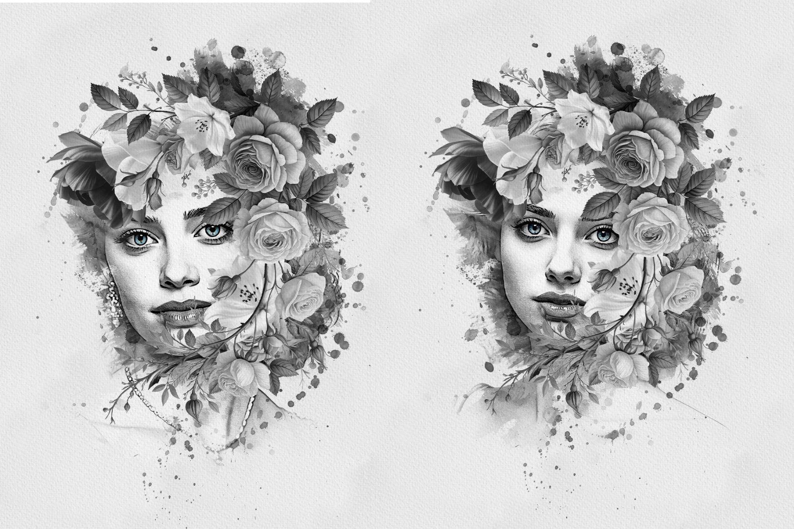 Flower Decoration Photo Template