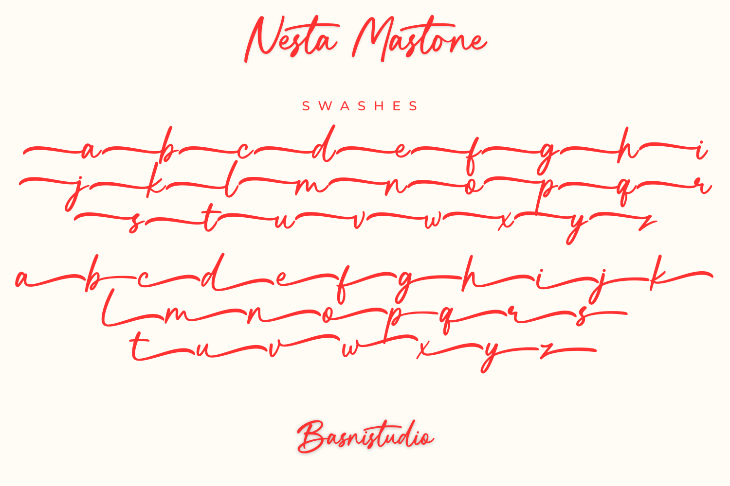 Nesta Mastone Handwriting Font