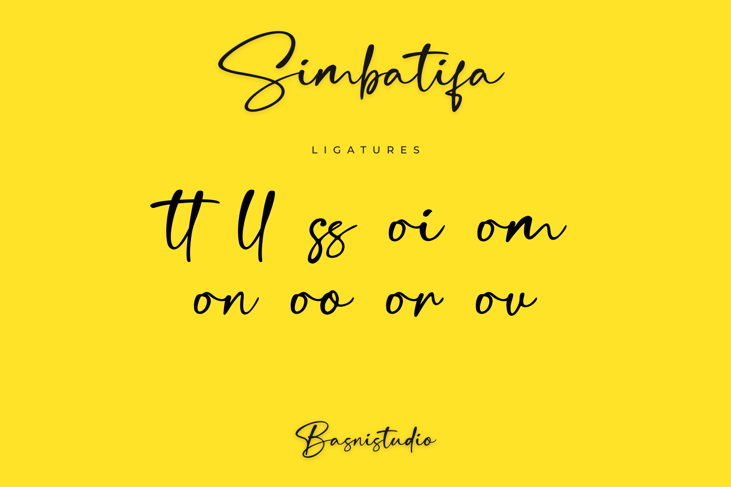 Simbatifa Handwiting Font