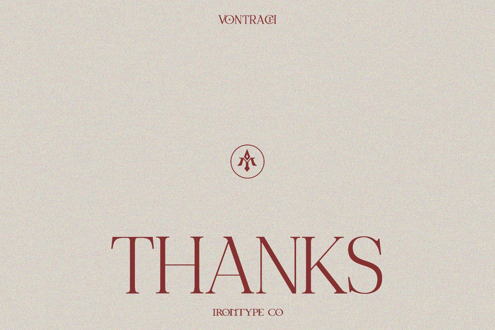 Vontrach - Elegant Serif