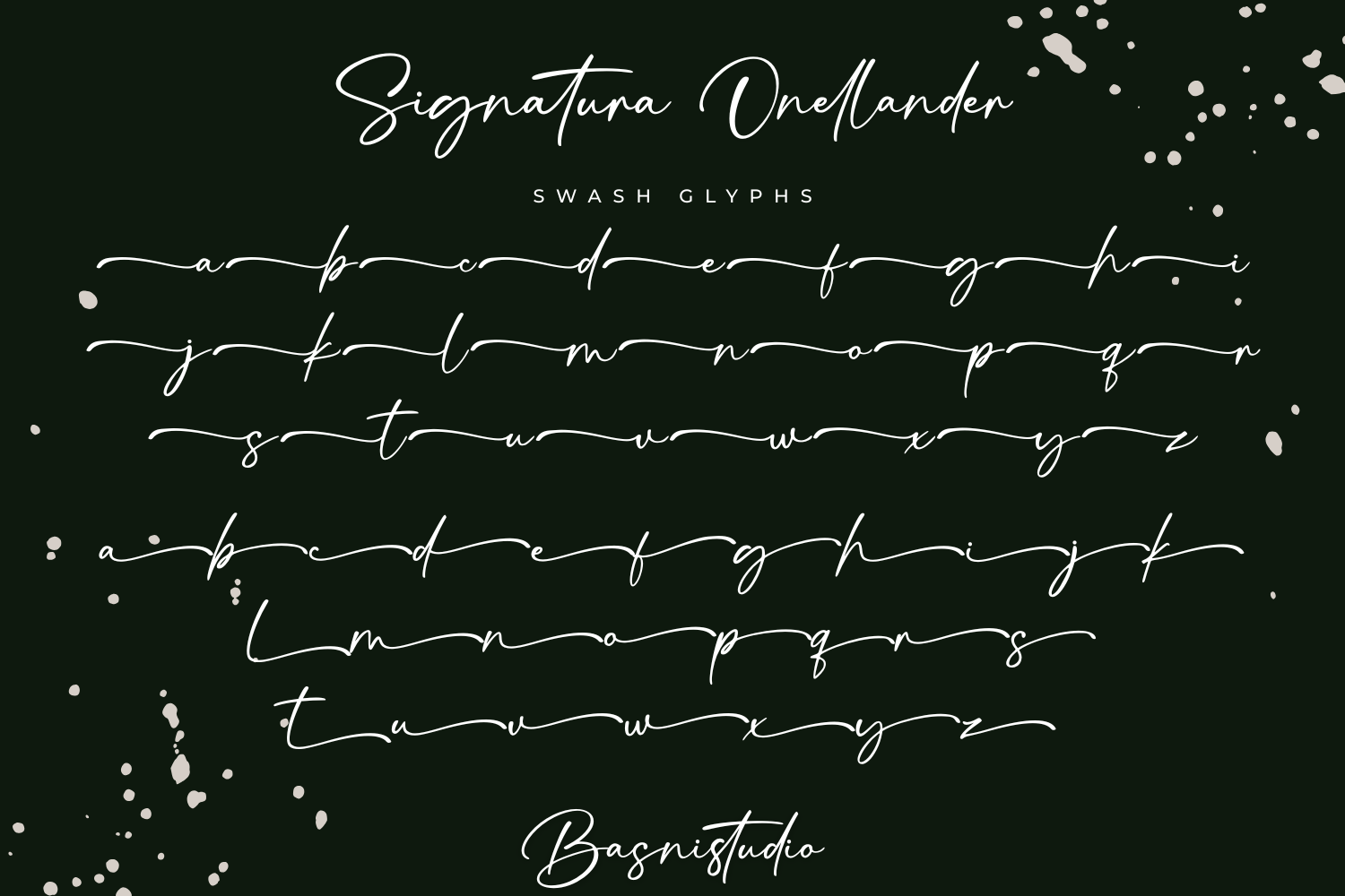 Signatura Onelander Font