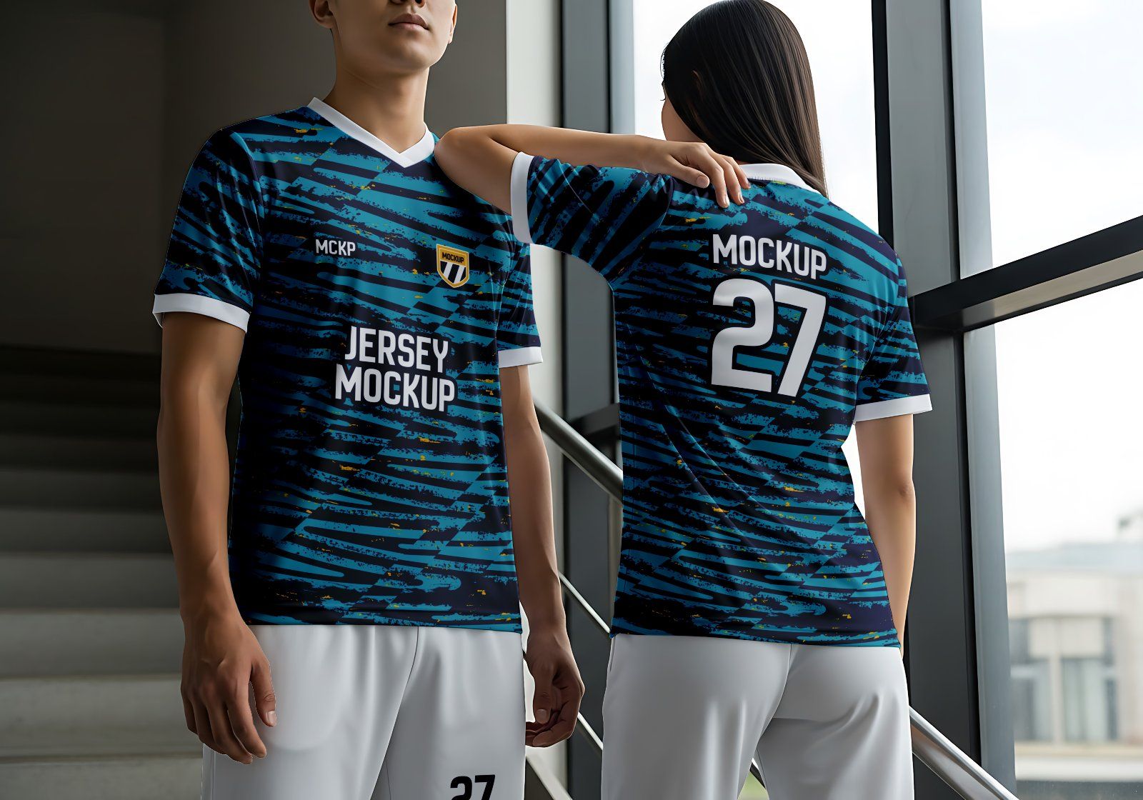 11 PSD Sports Jersey Mockup Bundle