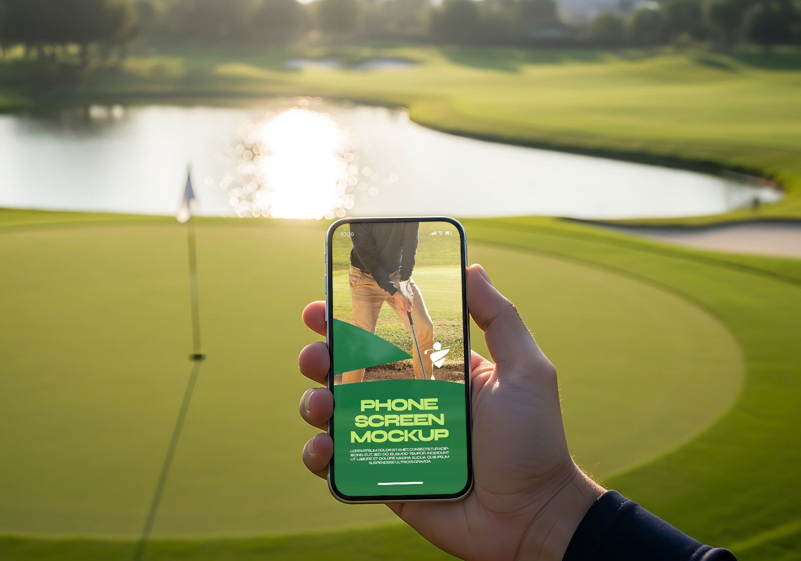 Golf Club Mockup Bundle – 15 PSD Templates for Sports Branding & Merchandise Design