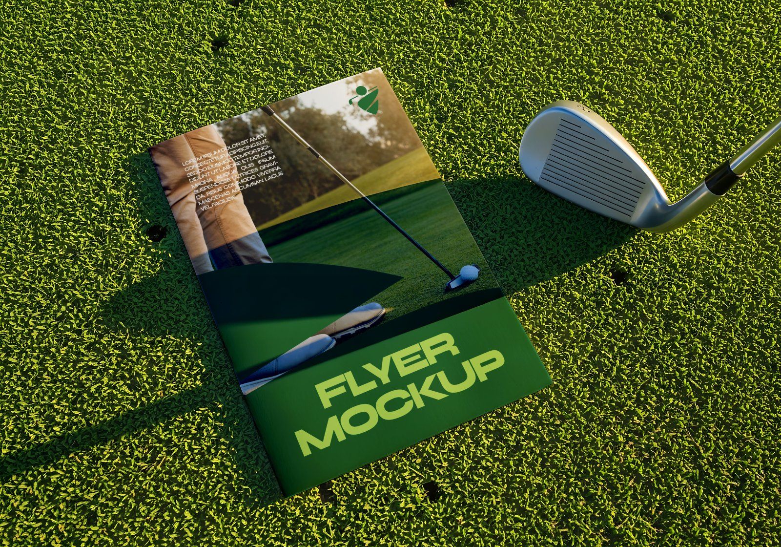 Golf Club Mockup Bundle – 15 PSD Templates for Sports Branding & Merchandise Design