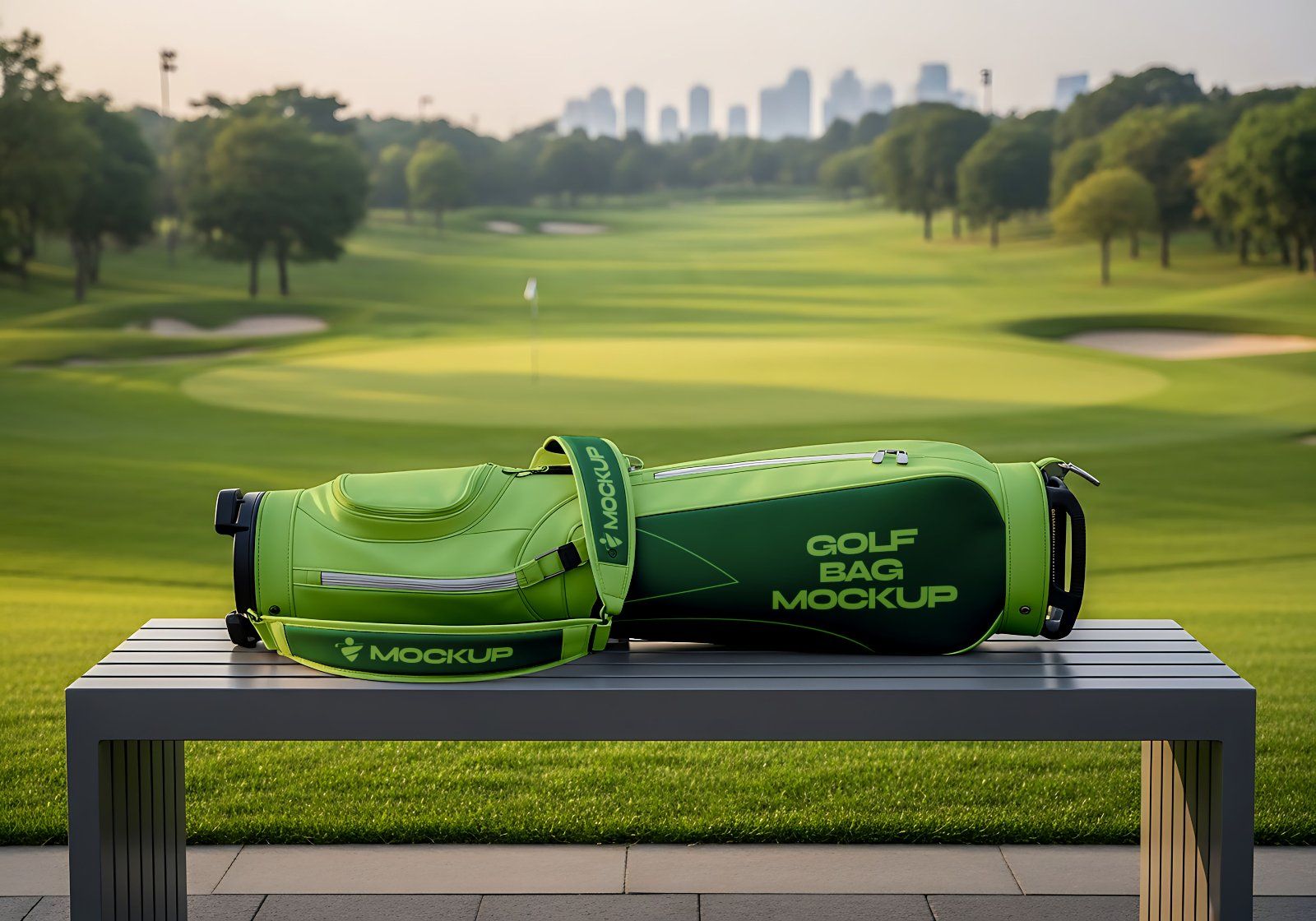 Golf Club Mockup Bundle – 15 PSD Templates for Sports Branding & Merchandise Design