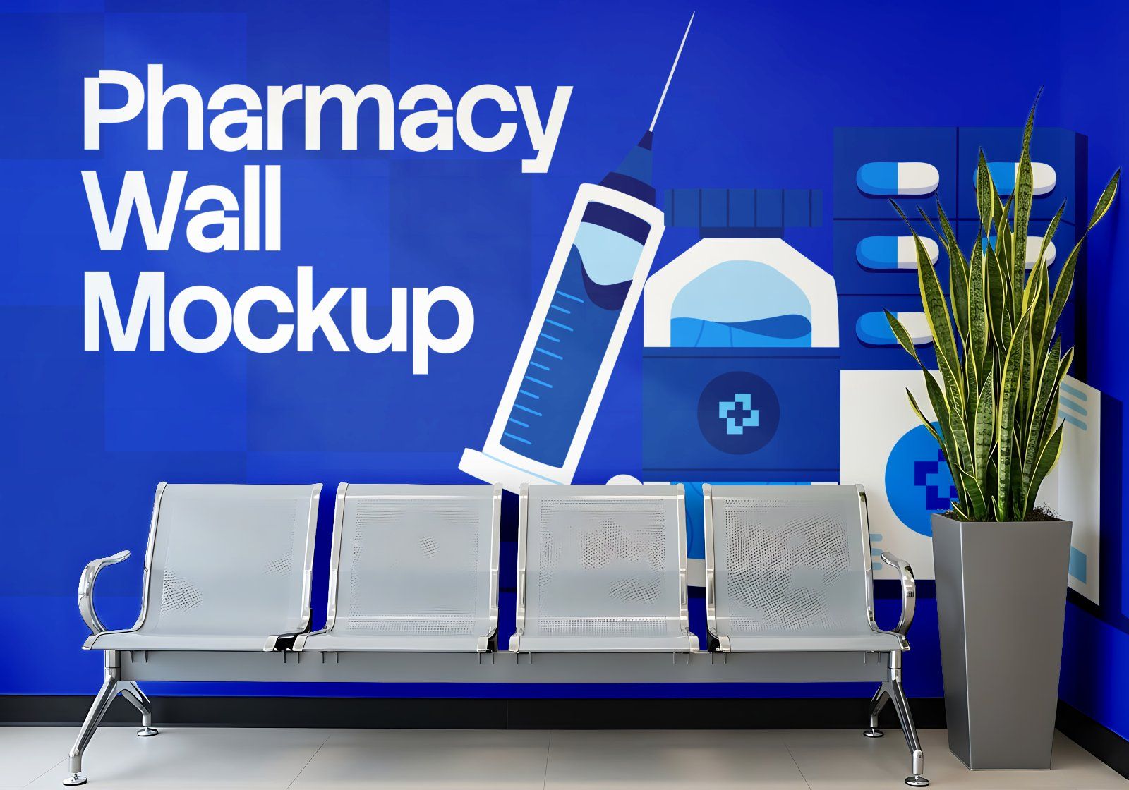 Premium Branding Pharmacy Mockup
