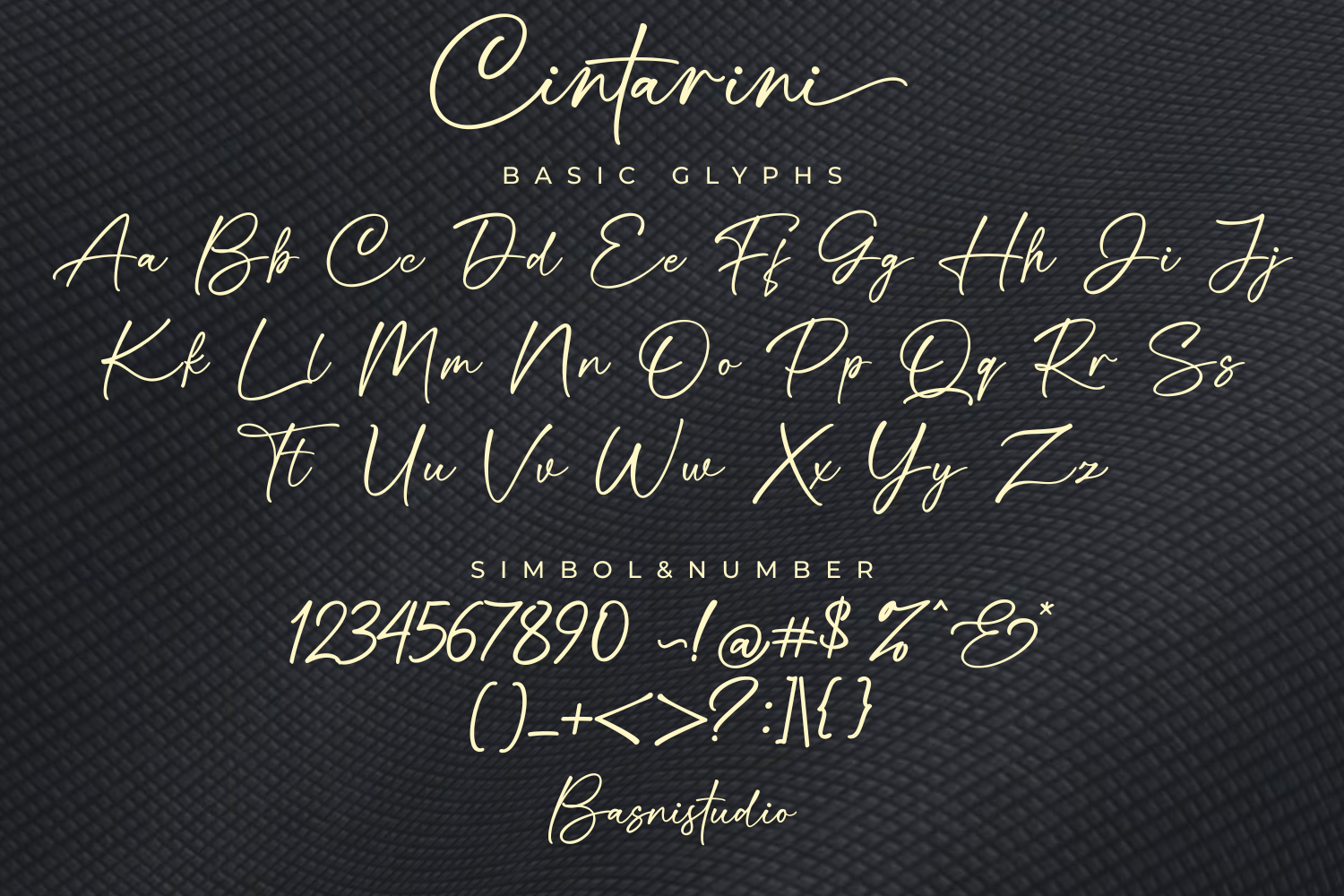 Cintarini Handwritten Font