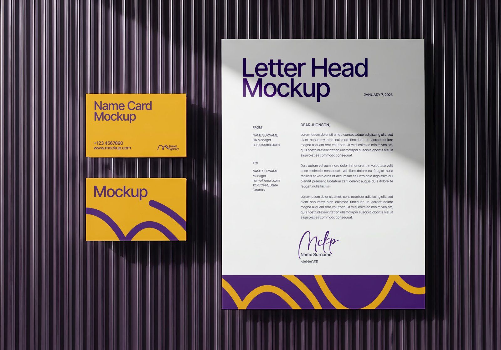 15 PSD Travel Agency Branding Mockup Bundle