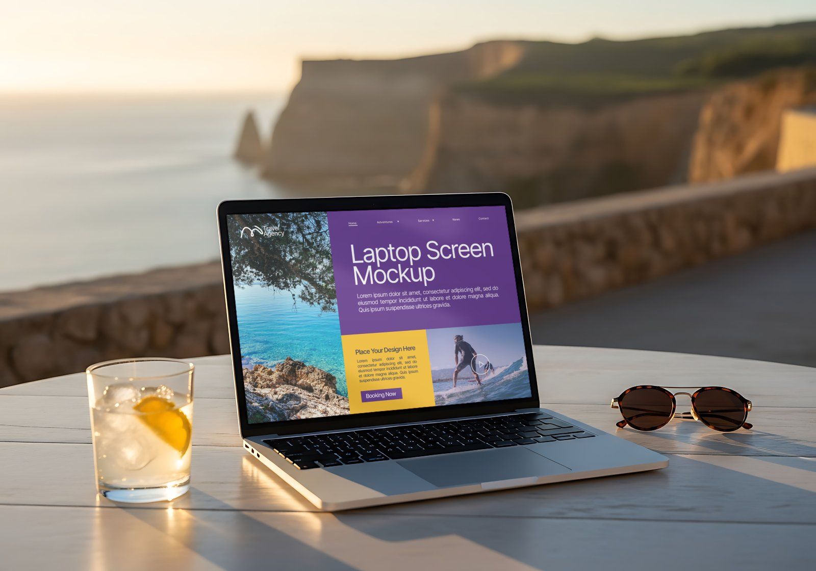 15 PSD Travel Agency Branding Mockup Bundle