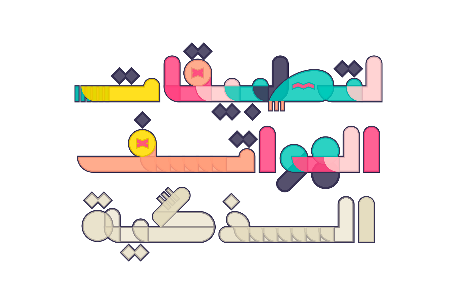 Tashkeel - Arabic Color Font