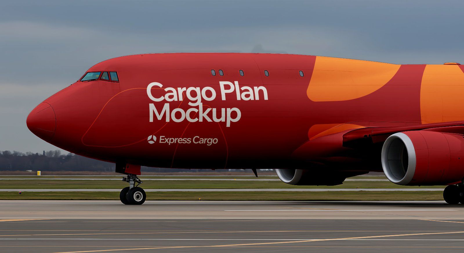 15 Cargo Delivery Mockups – PSD Van, Truck, Plane, Train & Container Branding Kit