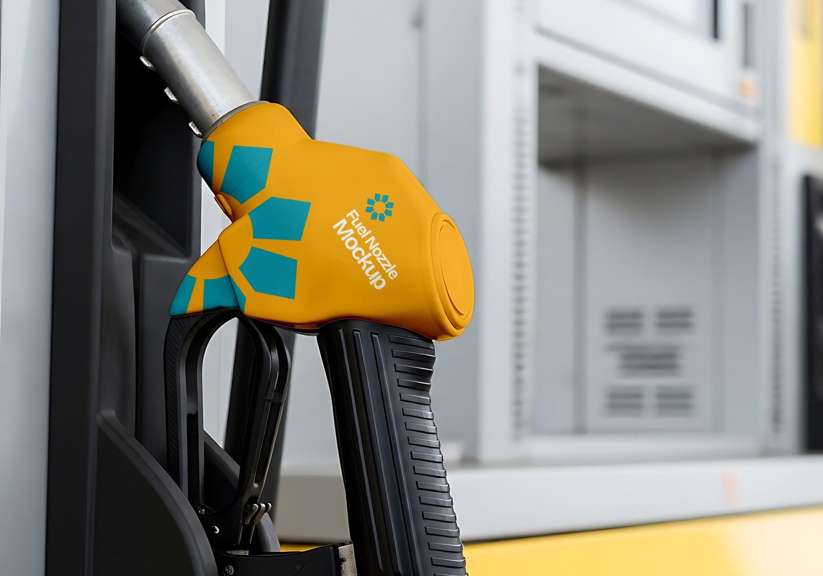 15 PSD Gas Station Branding Mockup Kit – Fuel Dispenser, Truck, Uniform, Billboard Design