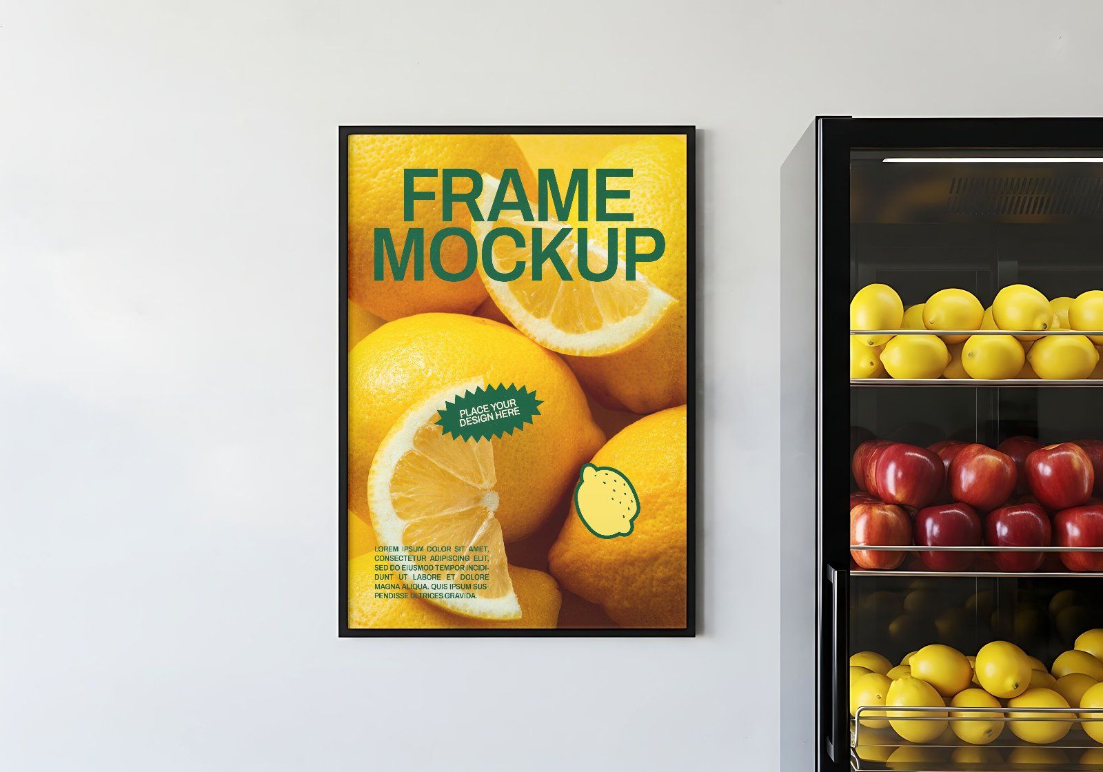Premium Branding Fruit Market Mockup