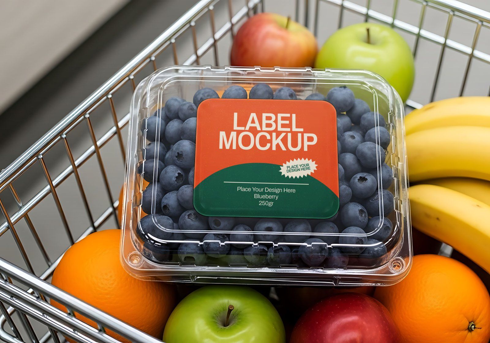 Premium Branding Fruit Market Mockup