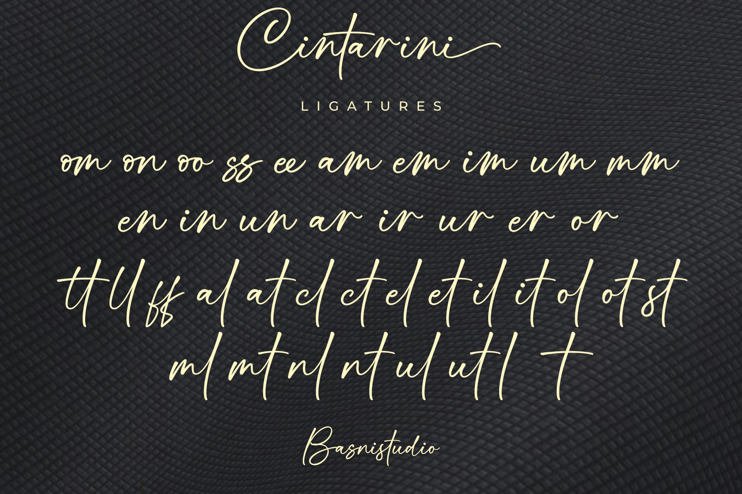Cintarini Handwritten Font