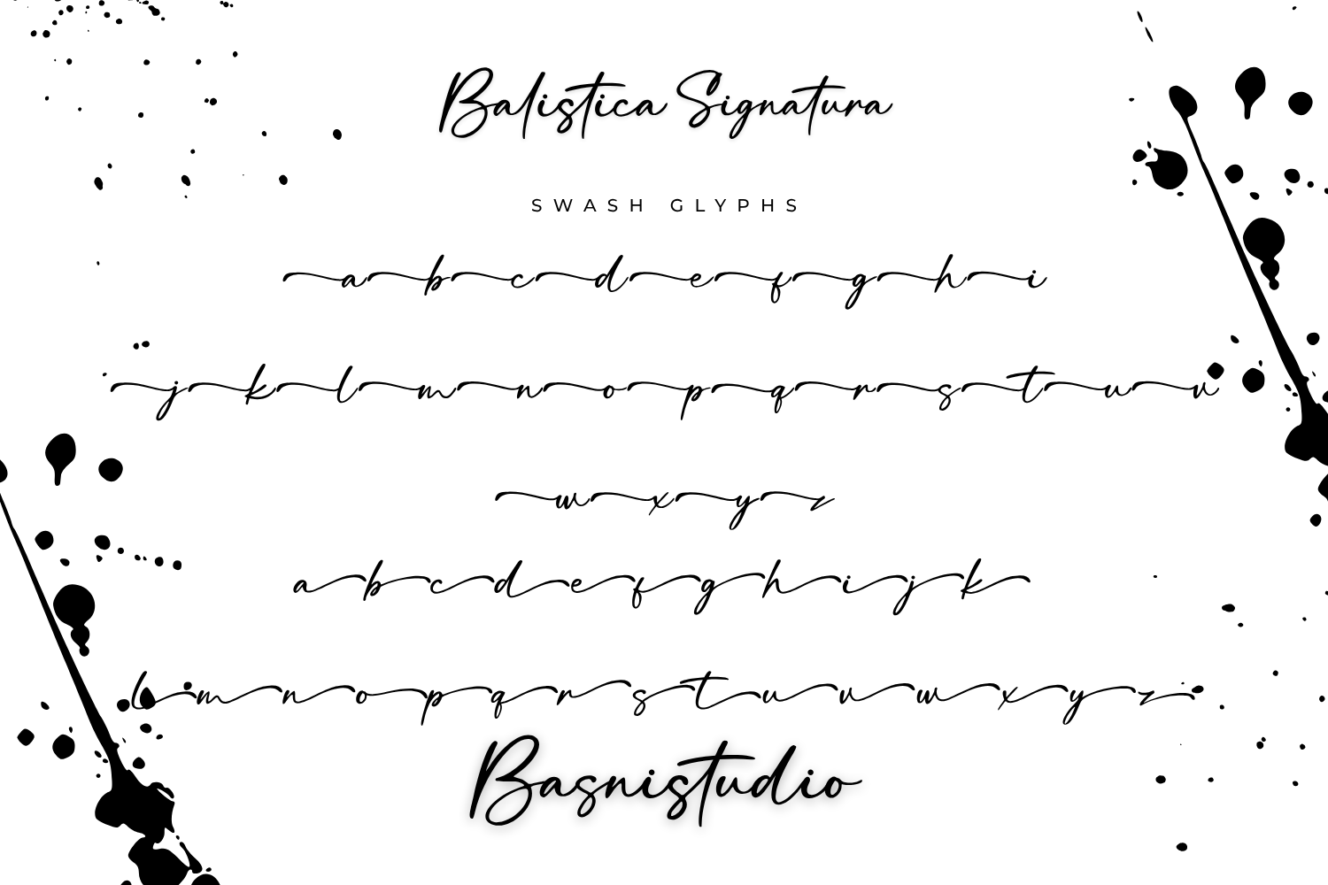 Balistica Signature Font