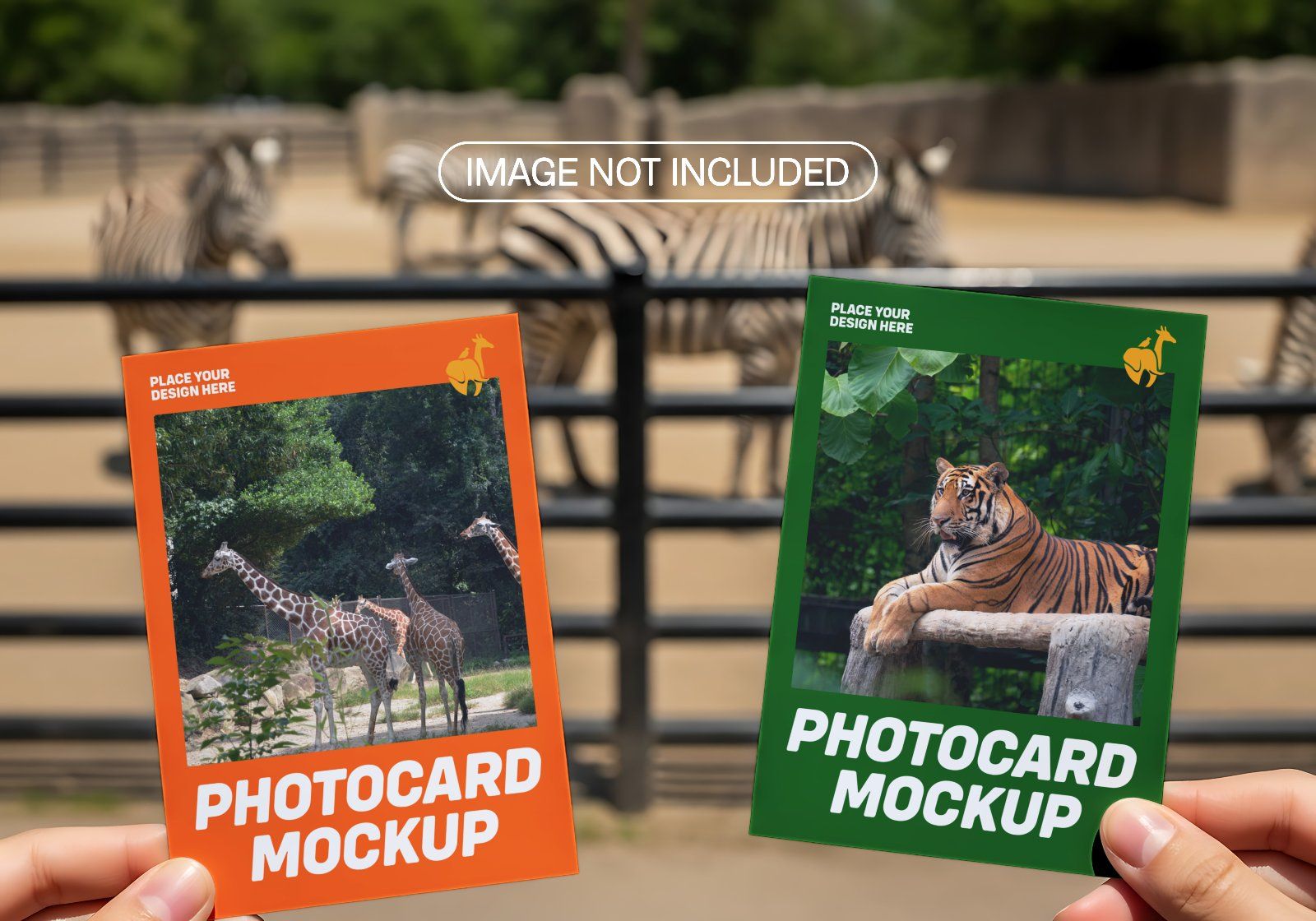 Zoo Branding Mockup Bundle – 15 PSD Templates for Wildlife Park & Animal Conservation Designs