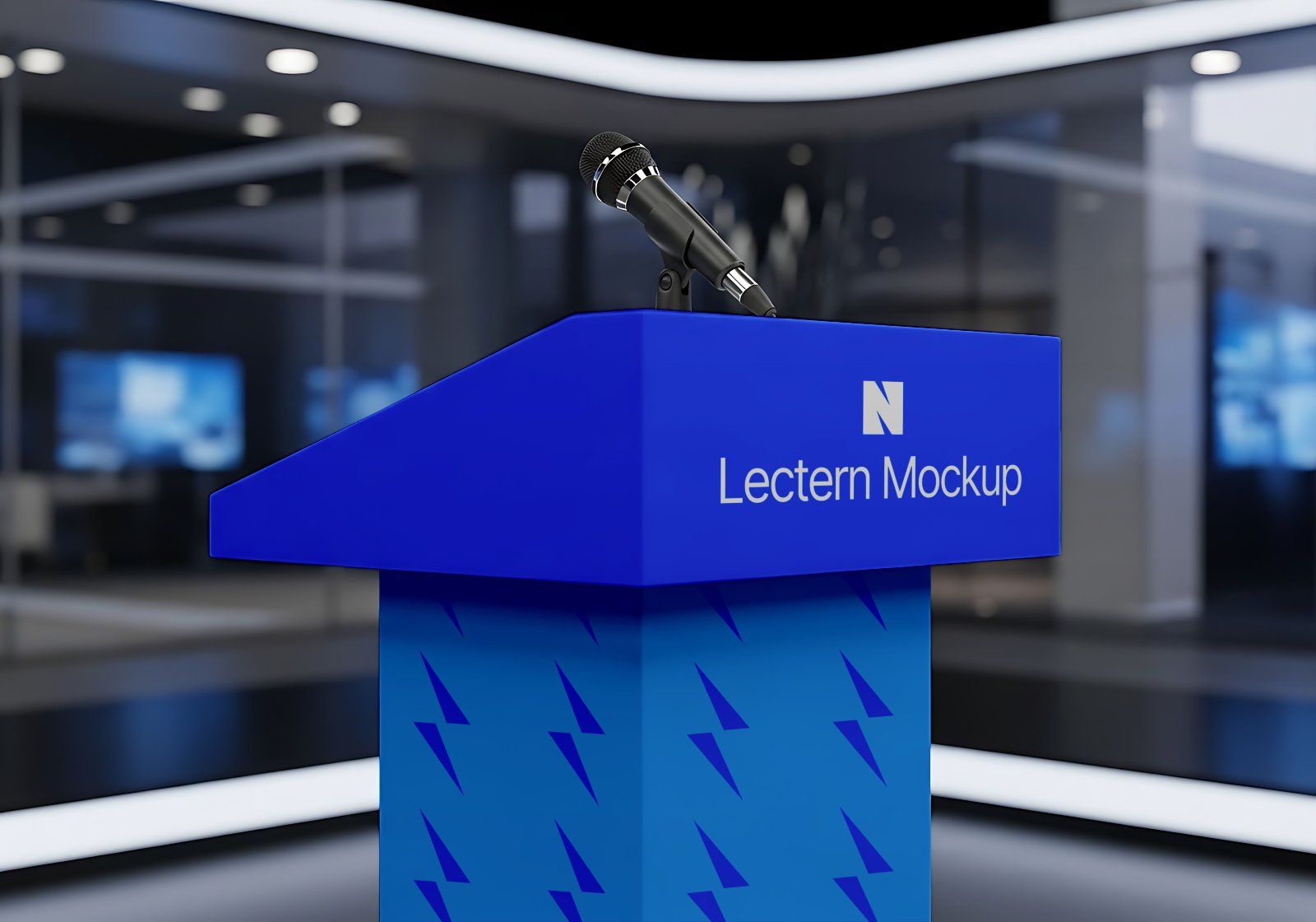 Premium Branding Office News Building Mockup