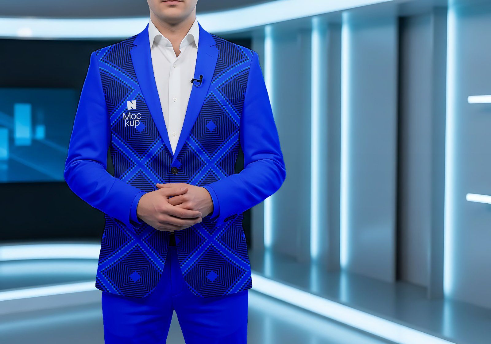 Premium Branding Office News Building Mockup