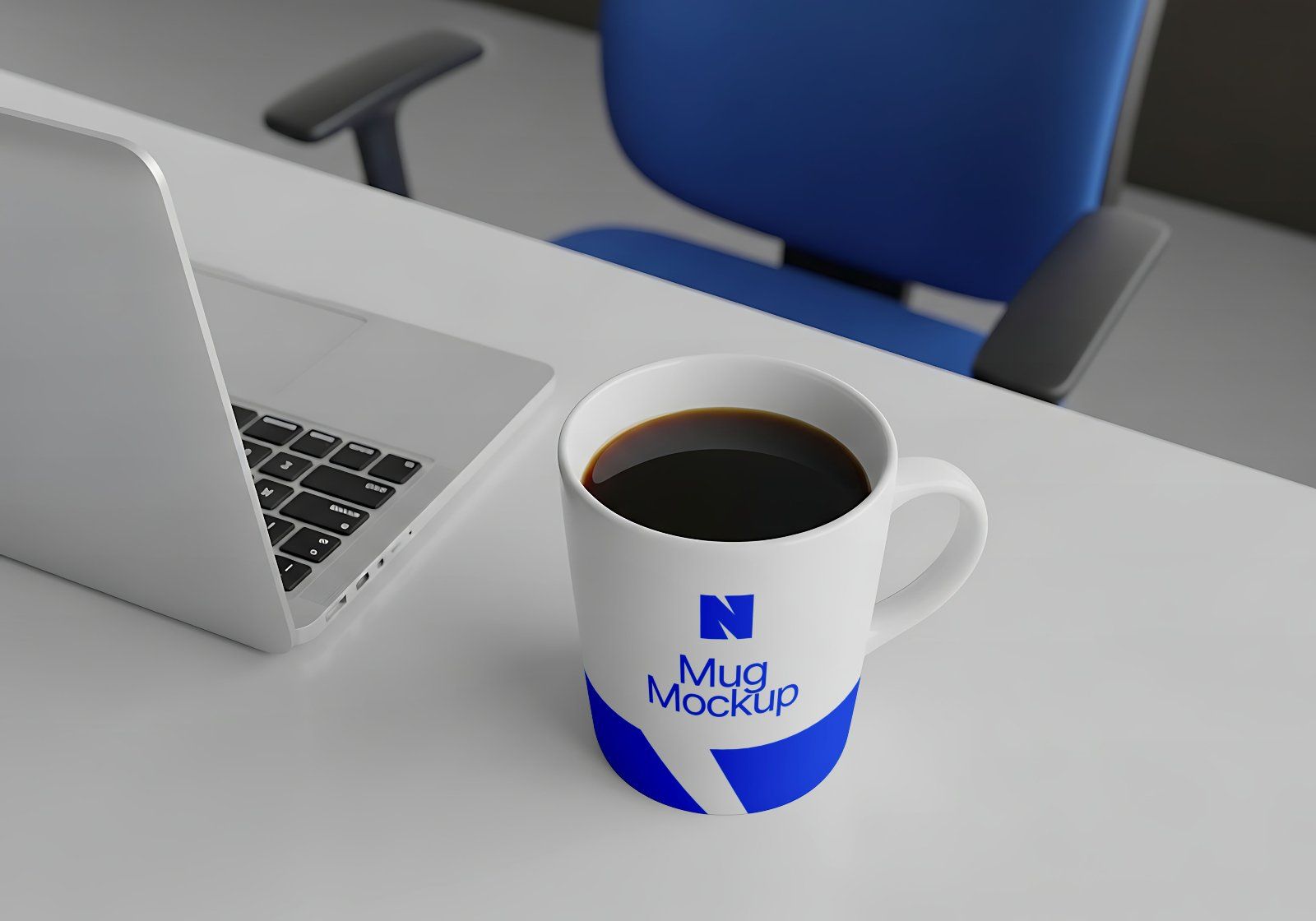 Premium Branding Office News Building Mockup