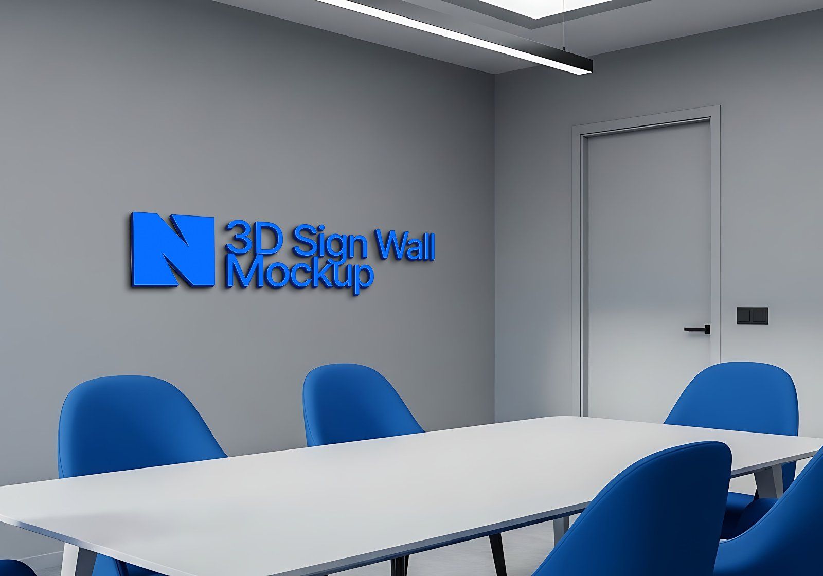 Premium Branding Office News Building Mockup